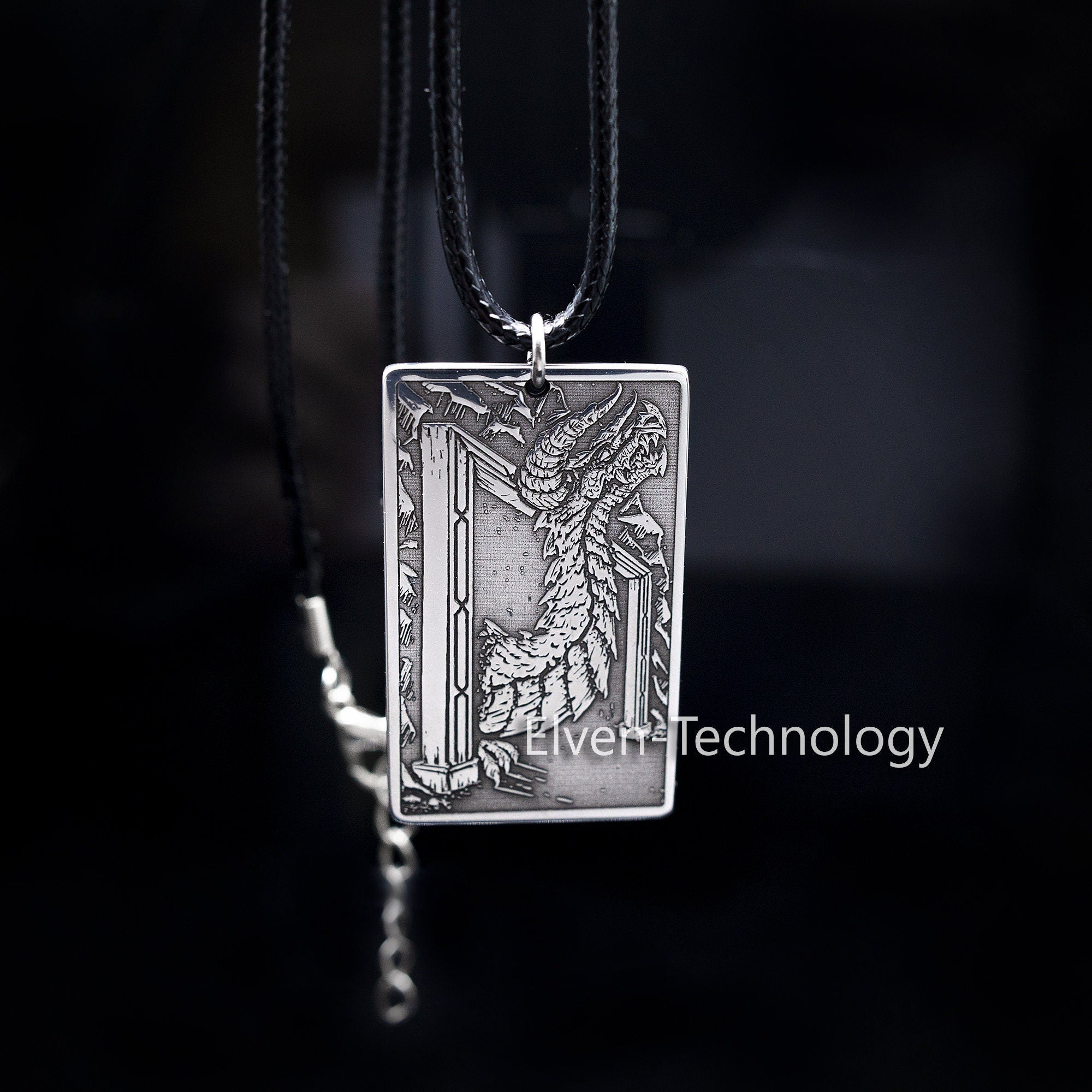 Uruz Rune for Raw Physical Power Celtic Dragon Elder Futhark Rune viking magic amulet kabbalah pendant talisman