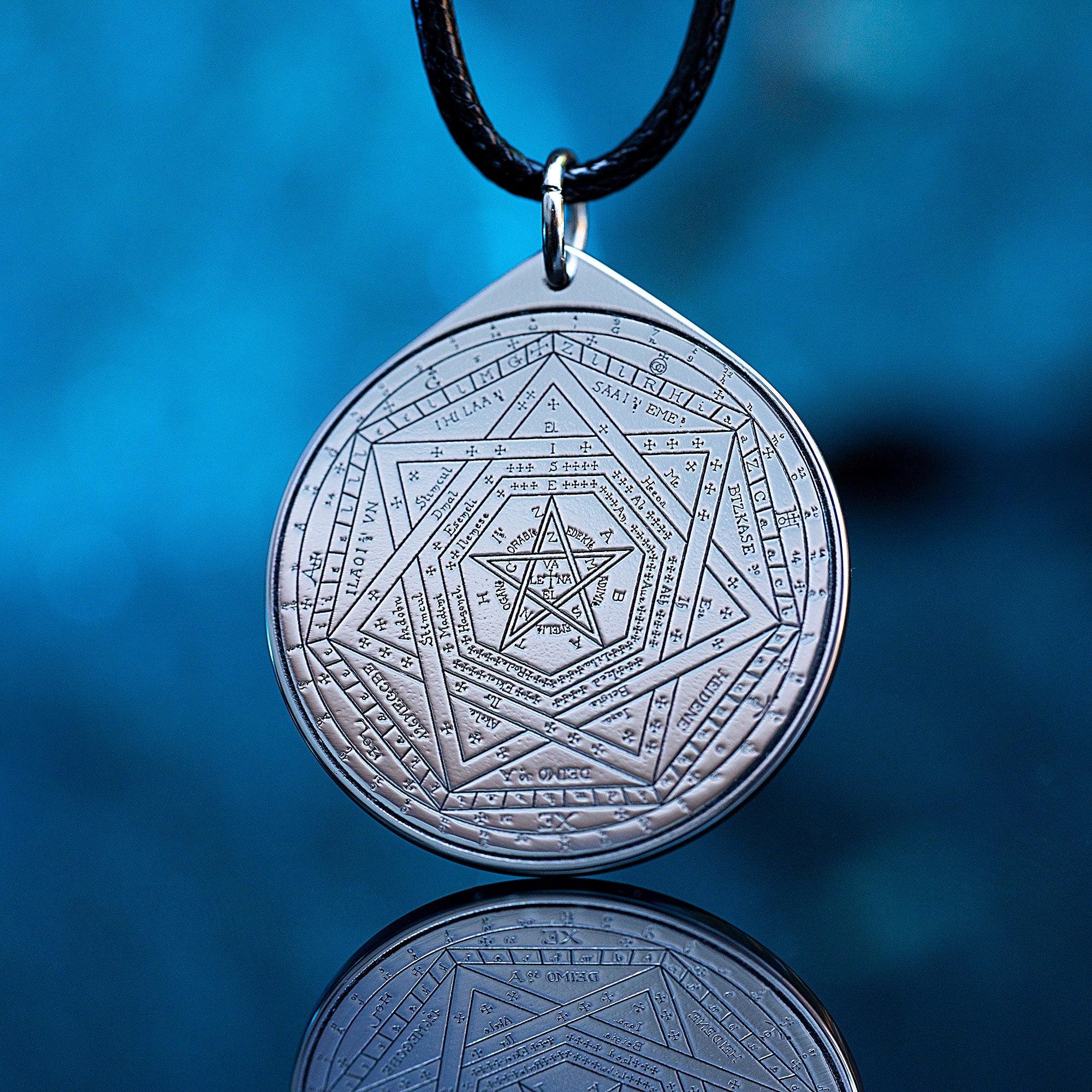 Enochian Great Tablet Seal of Truth Sigillum Dei Ameth Pendant Solomon seal kabbalah amulet pendant goetia occult magic lemegeton