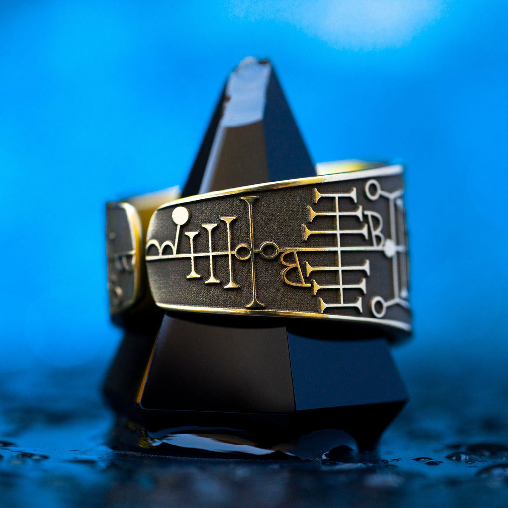 Mighty Prince Ipos Ring: Occult Seal, Sacred Geometry