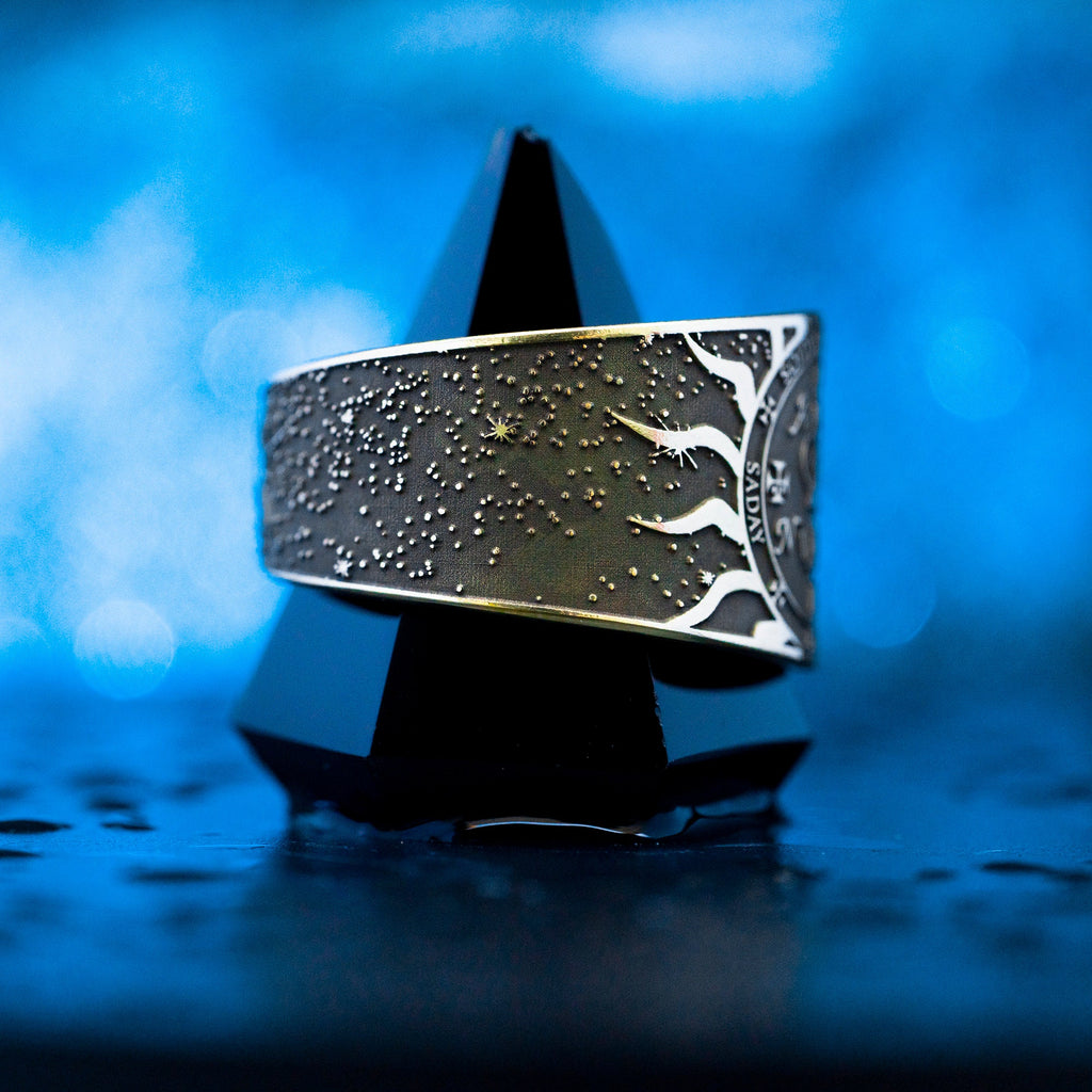 Archangel Zadkiel Seal of Solomon Ring: Kabbalah Talisman Amulet