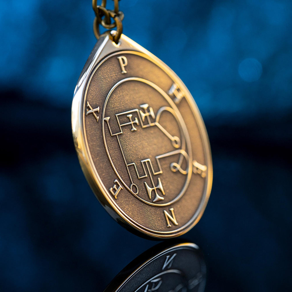 Marquis Phenex Demon of Excellent Poet - Lesser Key of Solomon Seal pendant amulet kabbalah occult magic goetia talisman