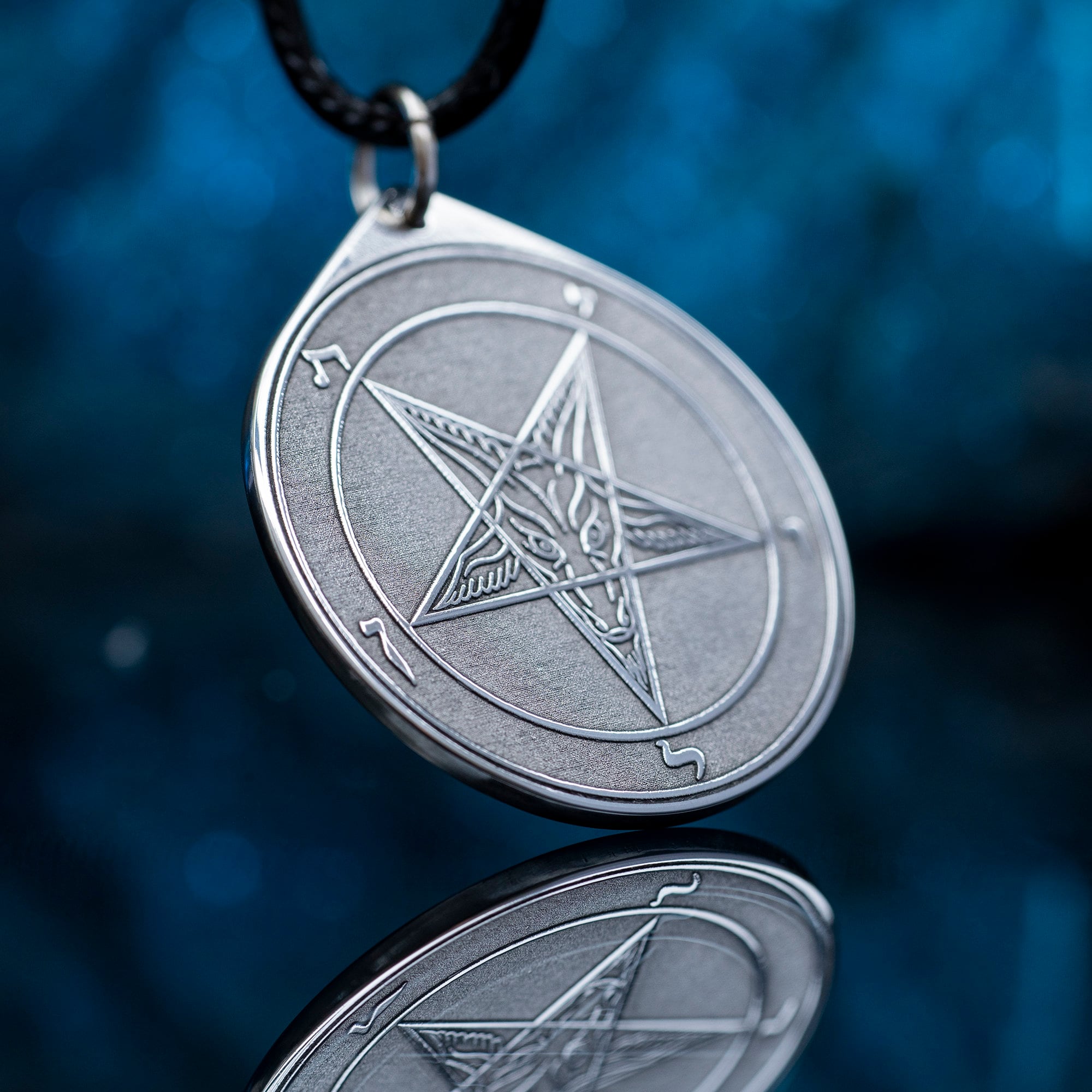 Baphomet Seal Pendant: Lord of Duality and Enlightenment, Solomon Goetia Talisman