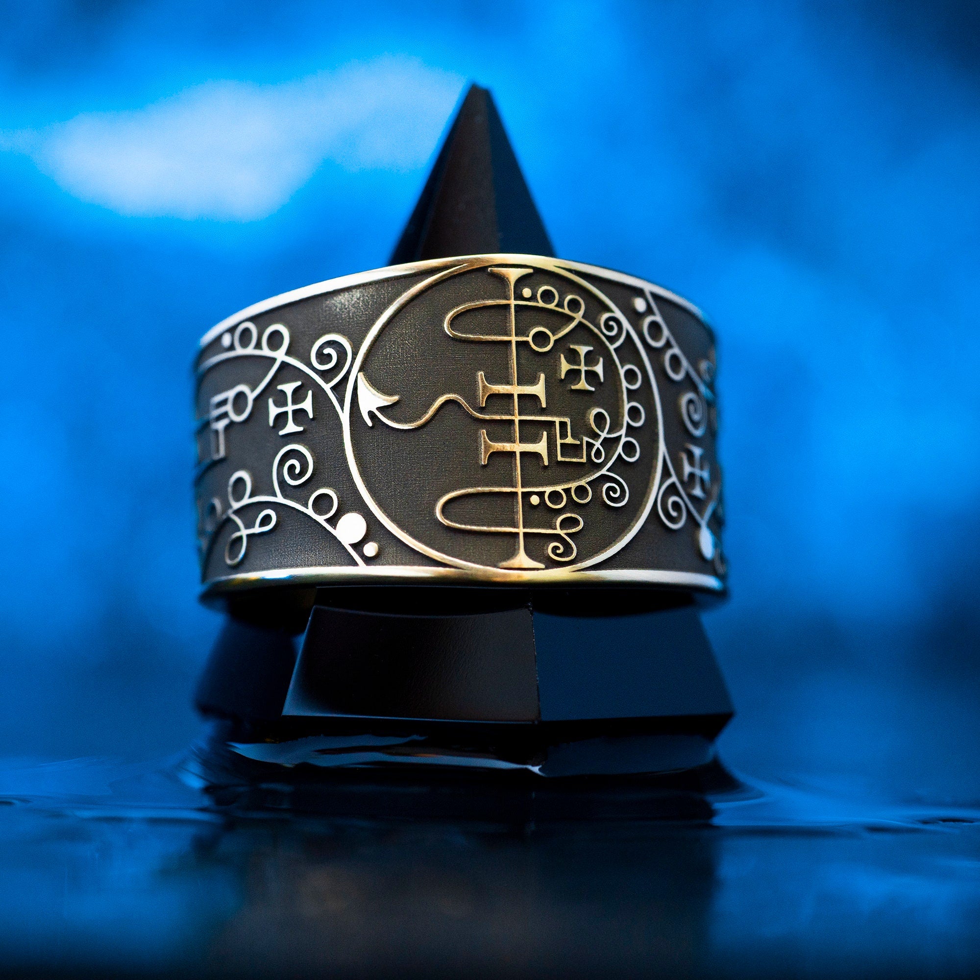 Asmoday Seal Ring: Demon of Power and Knowledge, Solomon Goetia Magic, Occult