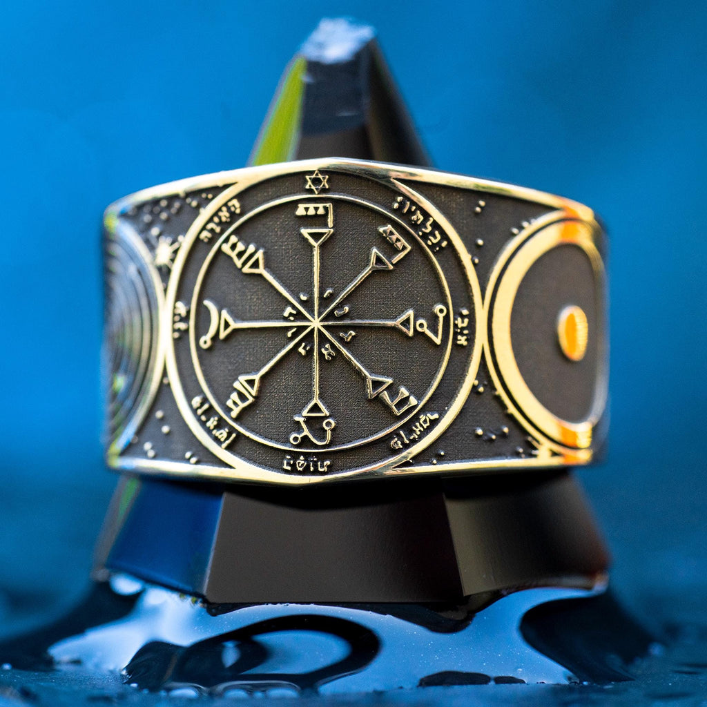 Goetia Fourth Pentacle of the Sun Ring: Solomon Kabbalah Amulet Talisman