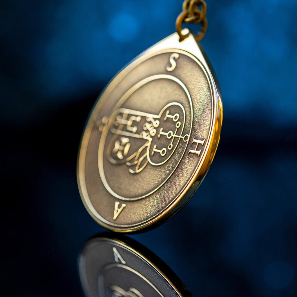 Shax Pendant: Demon of Theft and Deception, Goetia Solomon Kabbalah magic