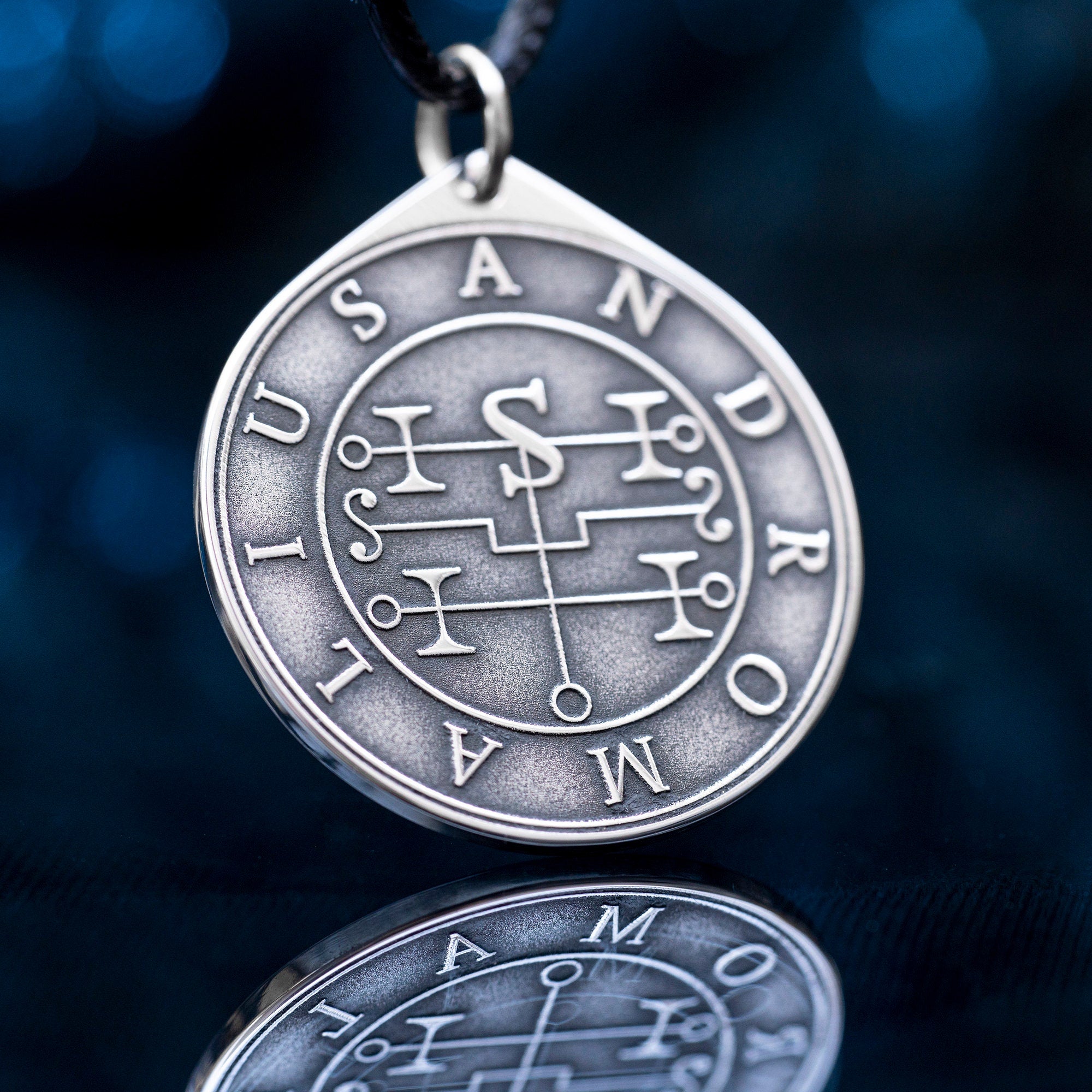 Earl Andromalius Demon of Thief and Wickedness - Lesser Key of Solomon Seal demon pendant amulet kabbalah occult magic goetia talisman