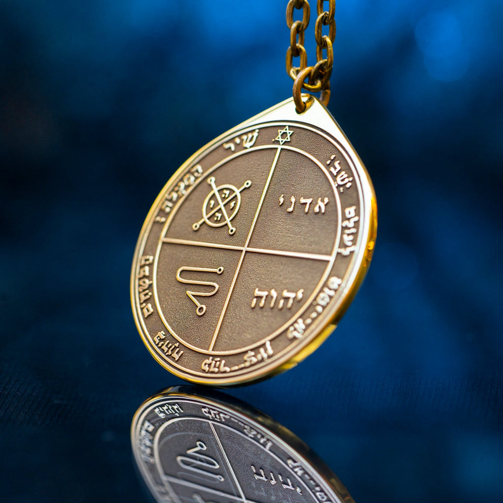 The Third Pentacle of Jupiter pendant Solomon kabbalah amulet talisman seal goetia occult magic lemegeton