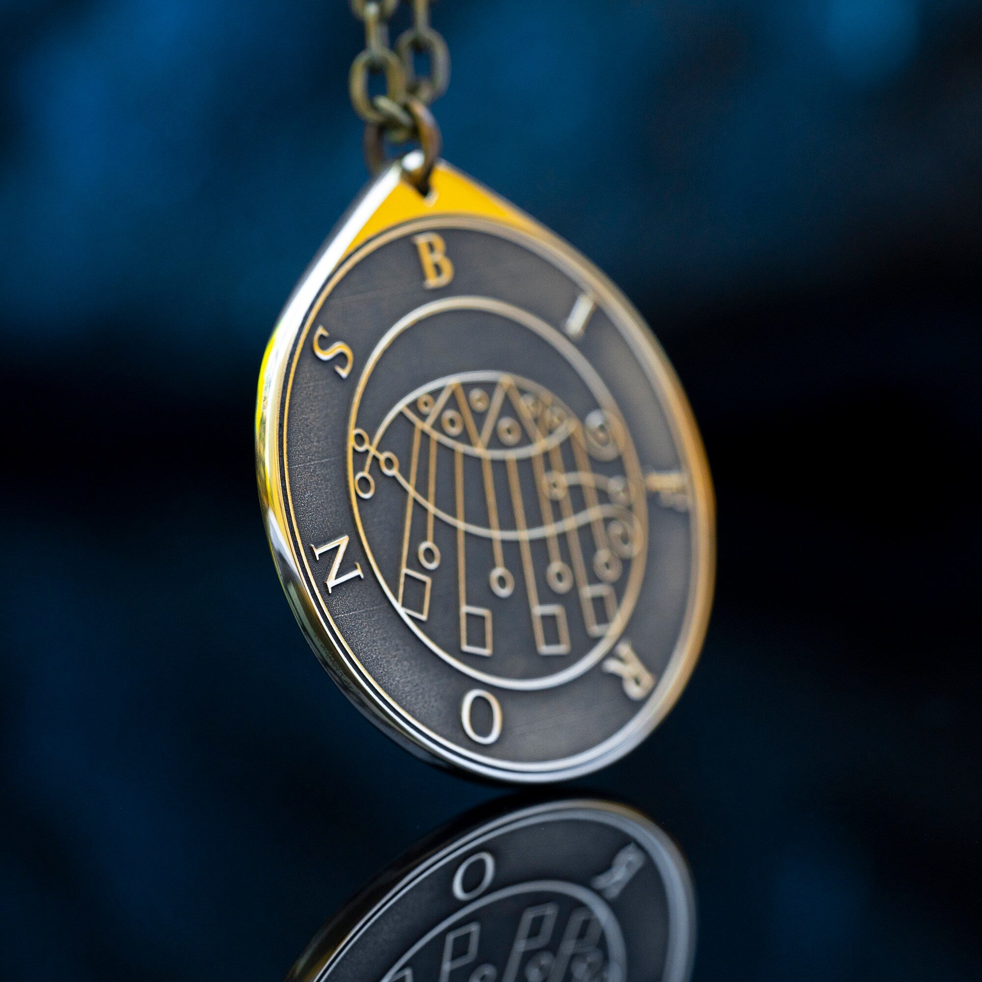Earl Bifrons Seal Pendant: Lesser Key of Solomon Amulet