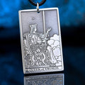 Queen of Swords Tarot Pendant