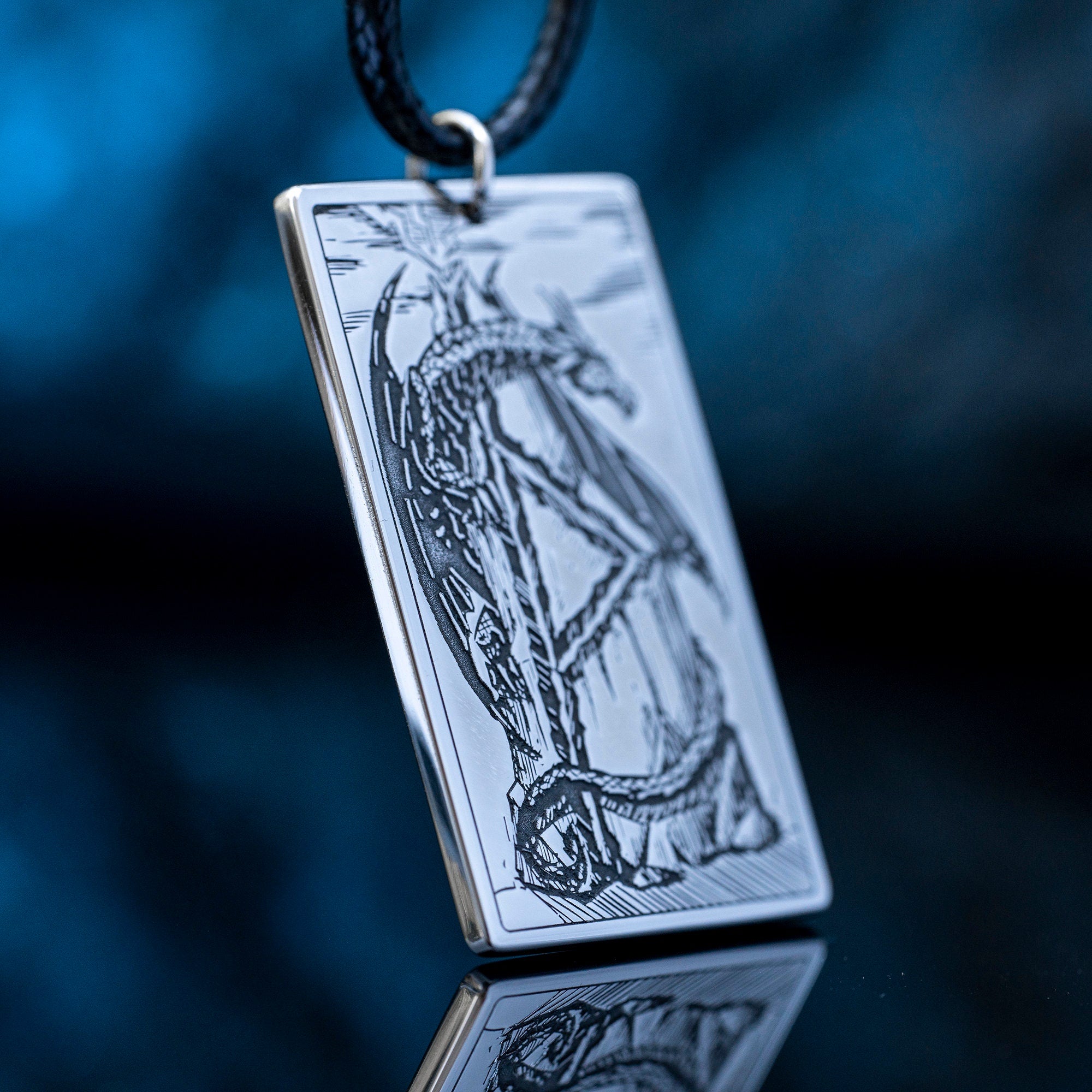 Thurisaz Rune Unconscious Active Defensive Force Celtic Dragon Elder Futhark Rune viking magic amulet kabbalah pendant talisman