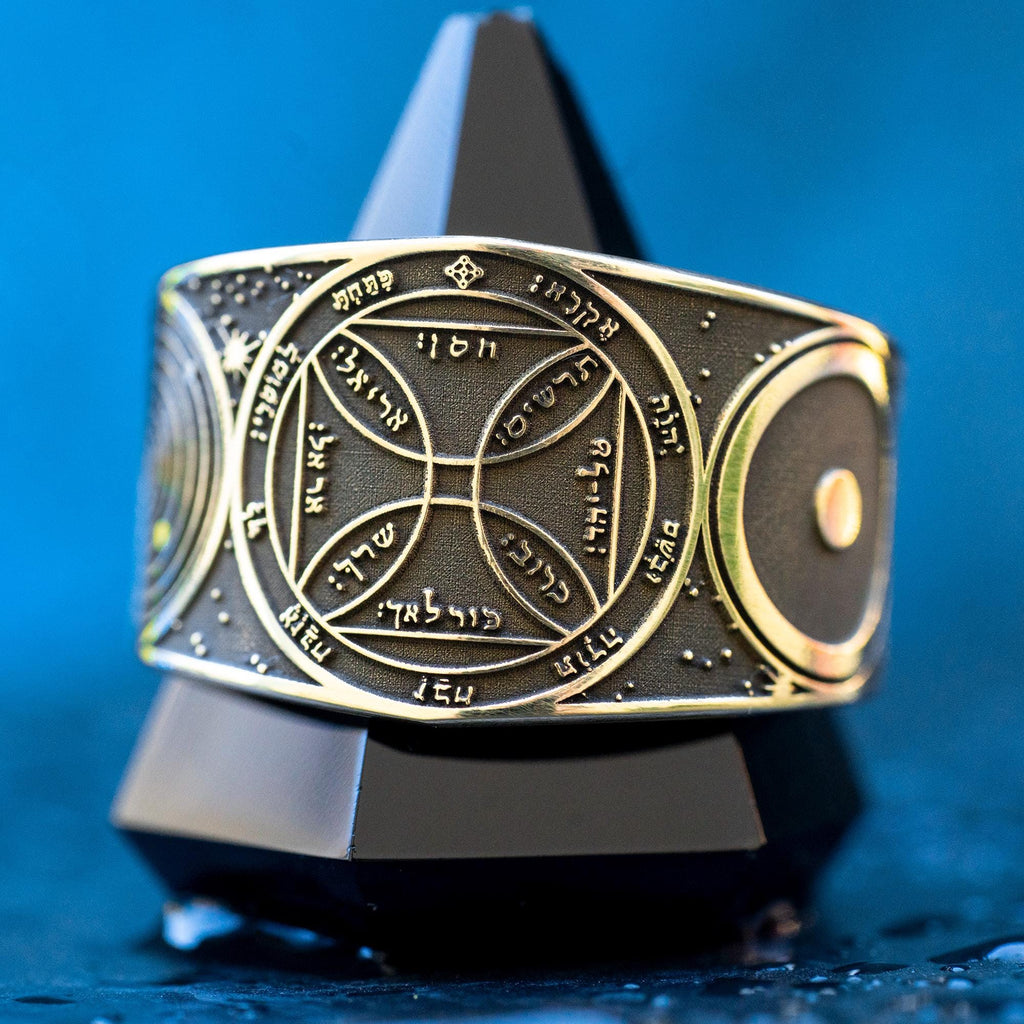 Goetia Seventh Pentacle of the Sun Ring: Kabbalah Amulet Talisman