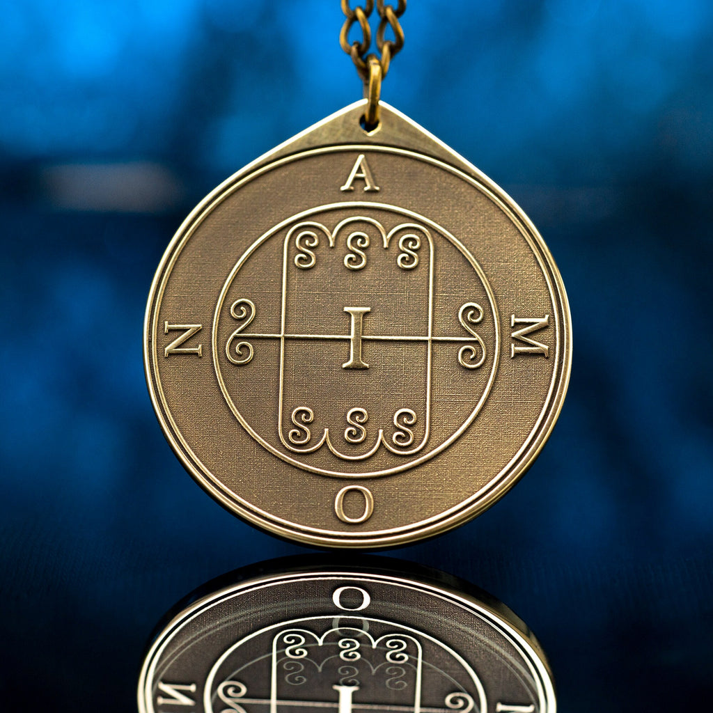 Amon Seal Pendant: Demon of Foresight and Reconciliation, Solomon Goetia magic Kabbalah