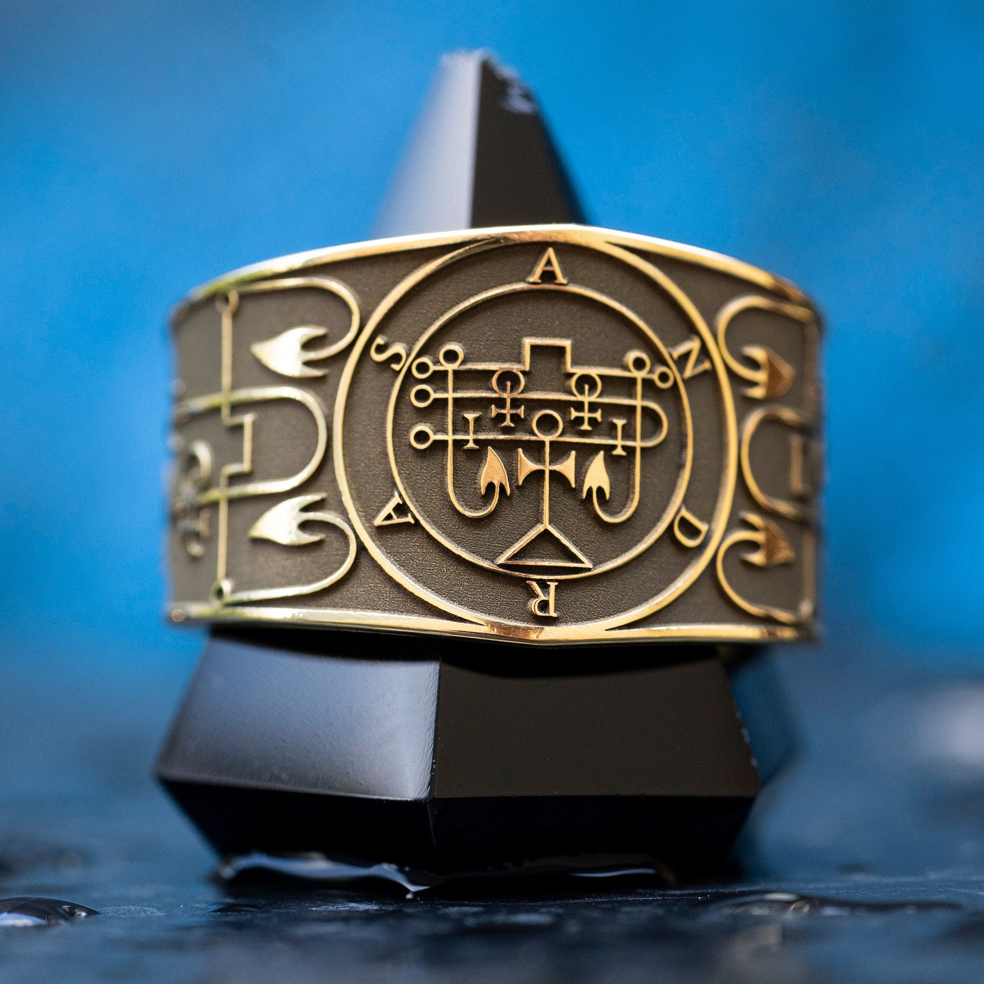 Andras Seal Ring: Demon of Discord and Chaos, Solomon Kabbalah Goetia magic