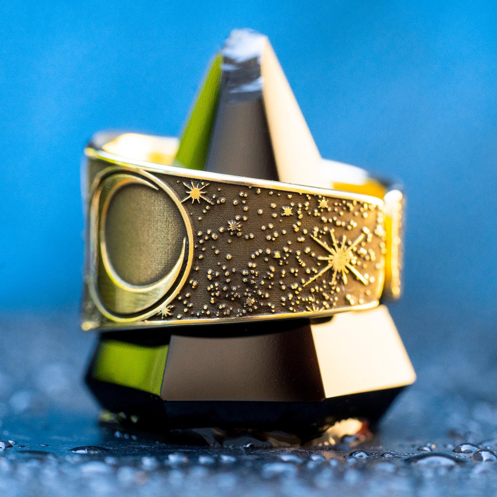 Goetia First Pentacle of the Moon Ring: Kabbalah Amulet Talisman