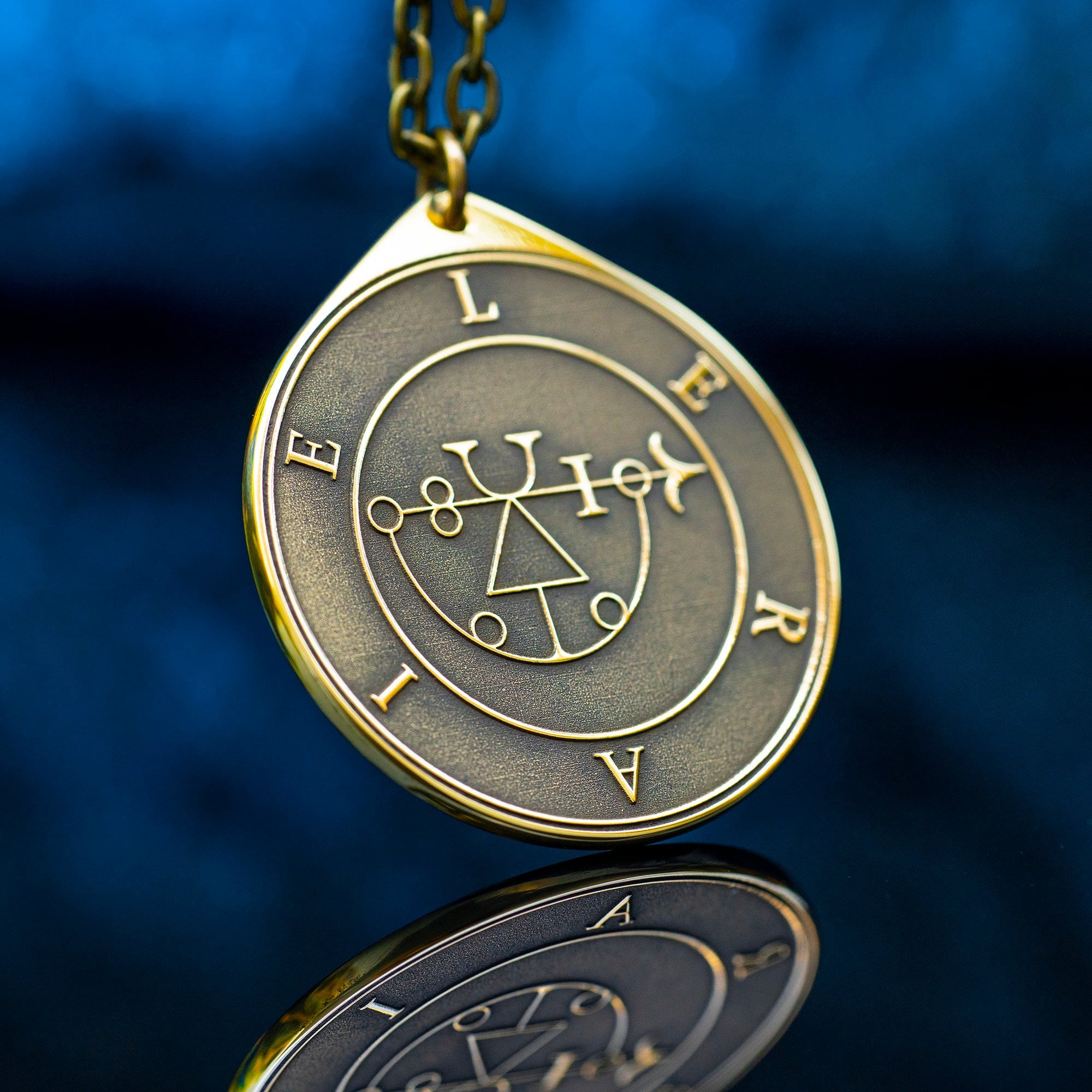 Leraie Seal ring: Demon of Sagittary and Putrefaction, Goetia Solomon amulet kabbalah occult magic