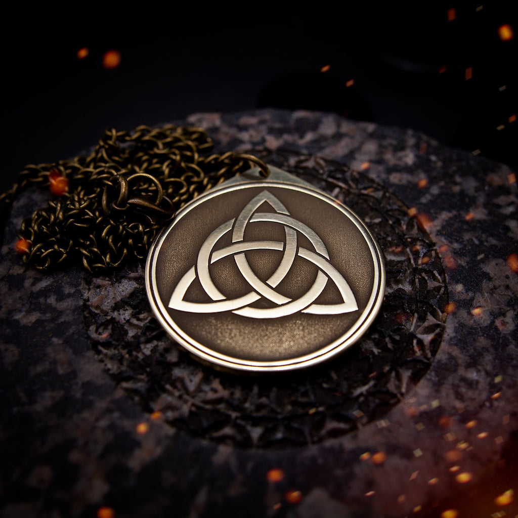 Triquetra Symbol Pendant: Celtic Viking Amulet Talisman