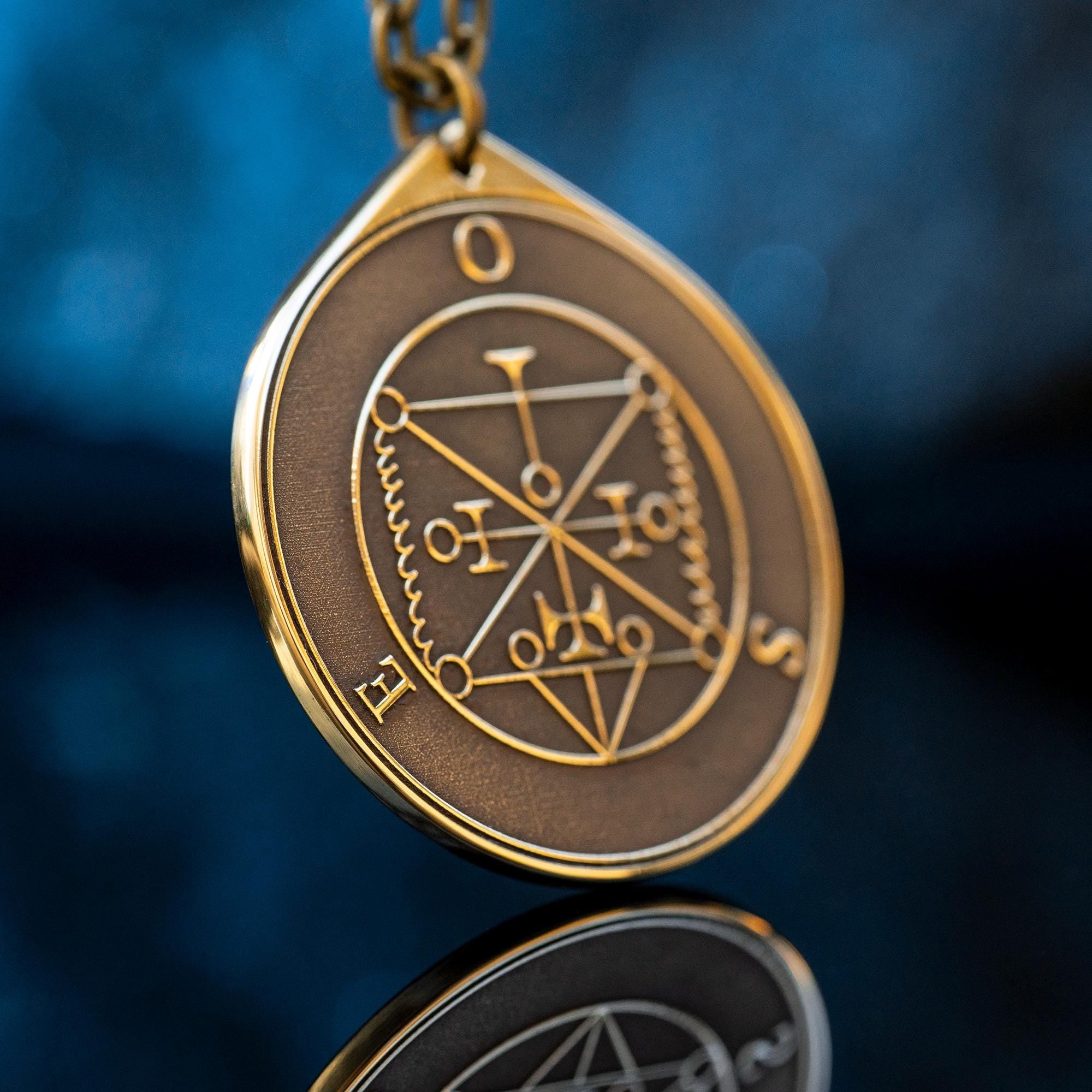 President Ose Demon of Divine and Secret Things - Lesser Key of Solomon Seal demon pendant amulet kabbalah occult magic goetia talisman