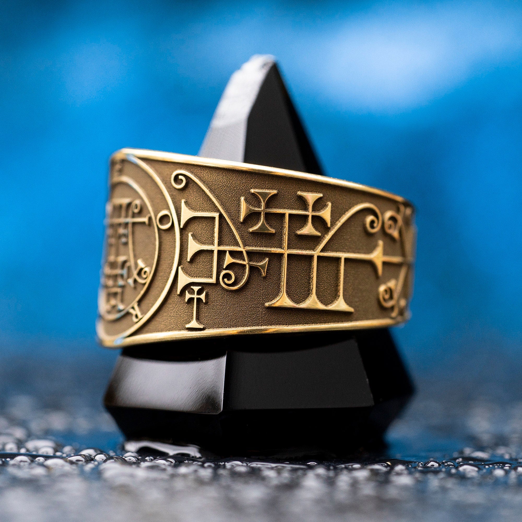 Foras Seal Ring: Demon of Logic and Knowledge,Goetia Solomon Kabbalah Occult Magic