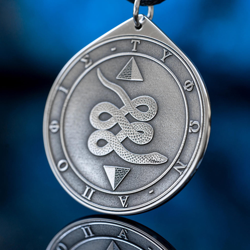 Apep-Typhon Serpent Pendant: Primordial Chaos Amulet
