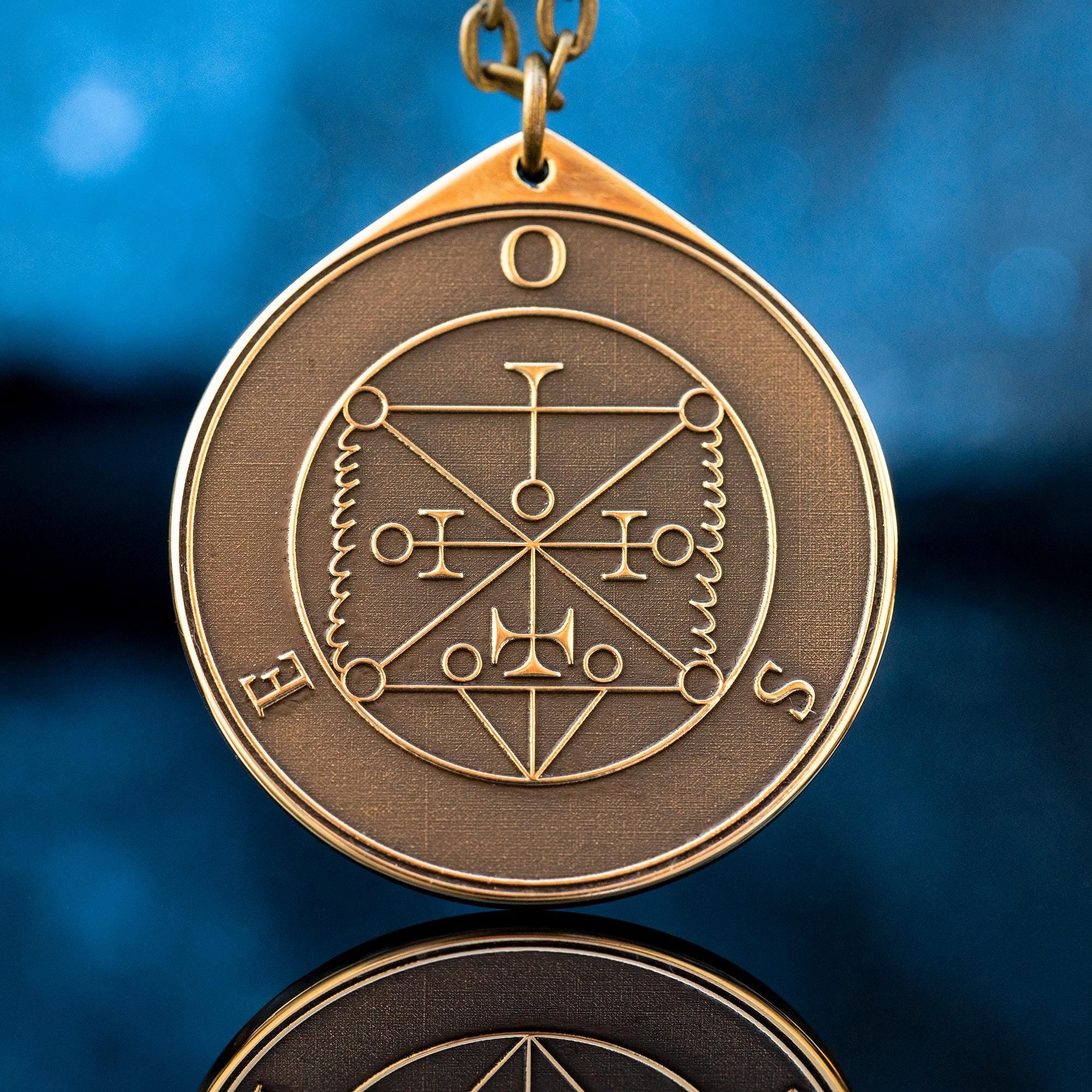 President Ose Demon of Divine and Secret Things - Lesser Key of Solomon Seal demon pendant amulet kabbalah occult magic goetia talisman