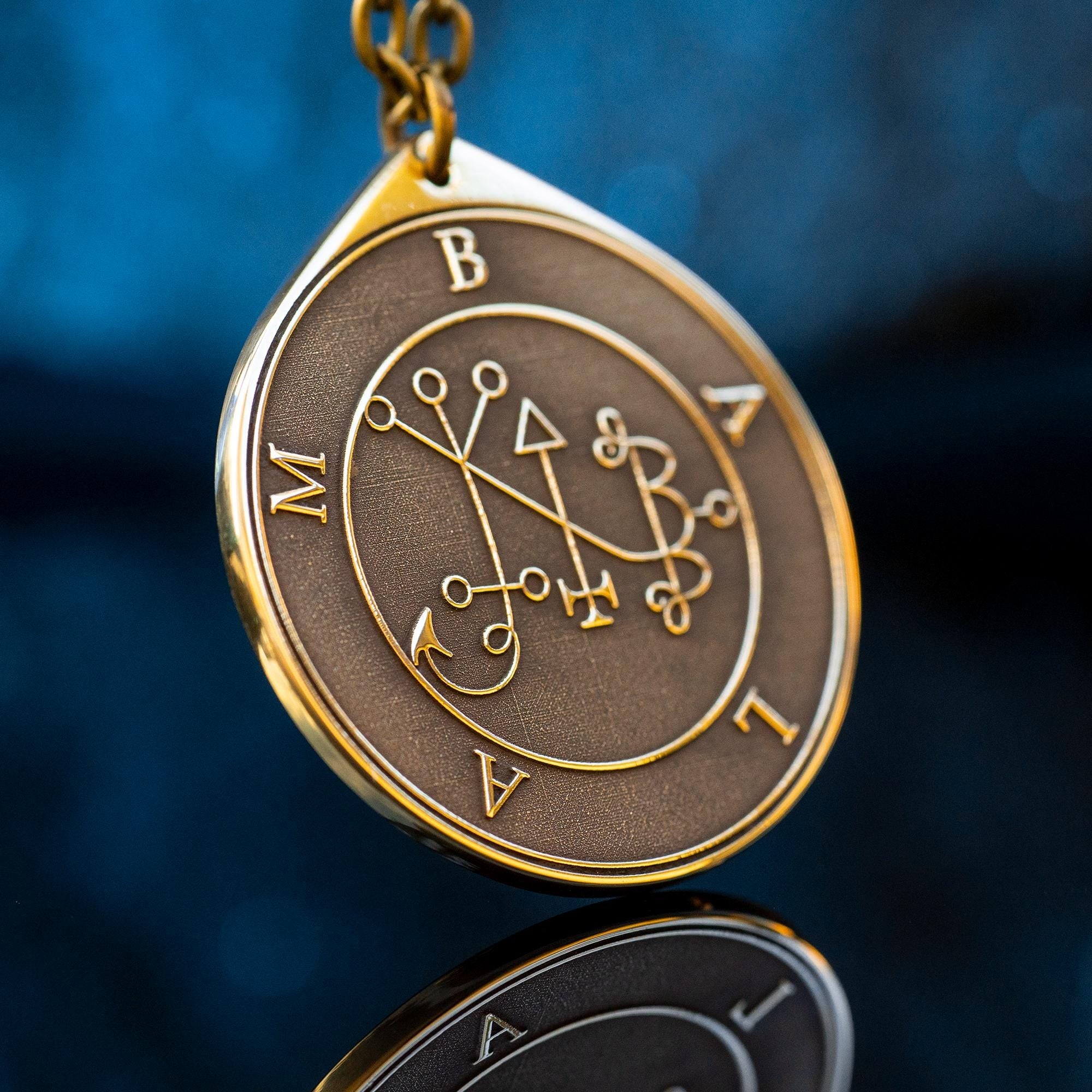 King Balam Seal Pendant: Lesser Key of Solomon Amulet