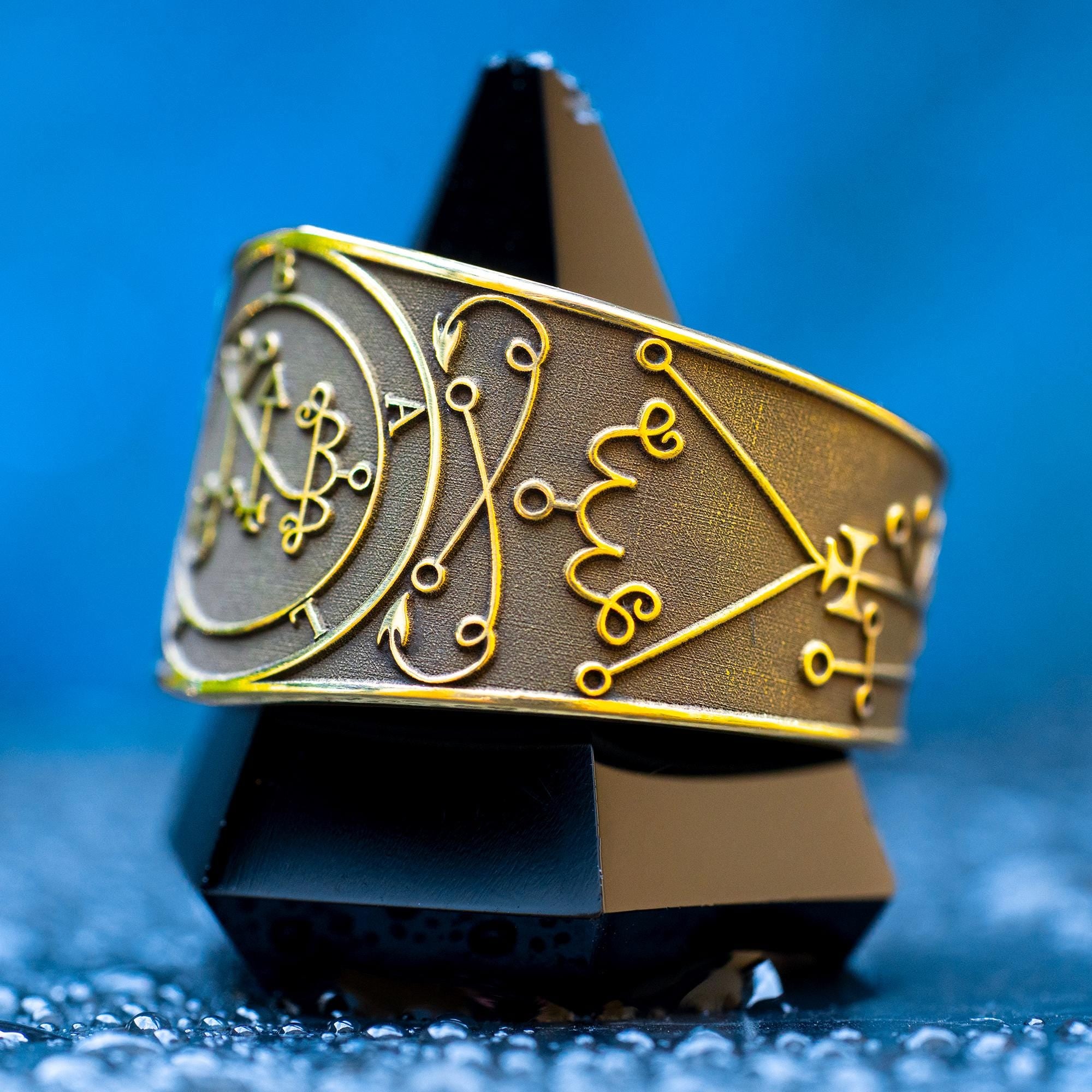 Balam Brass Ring: Demon of Invisibility and Prophecy, Solomon kabbalah amulet