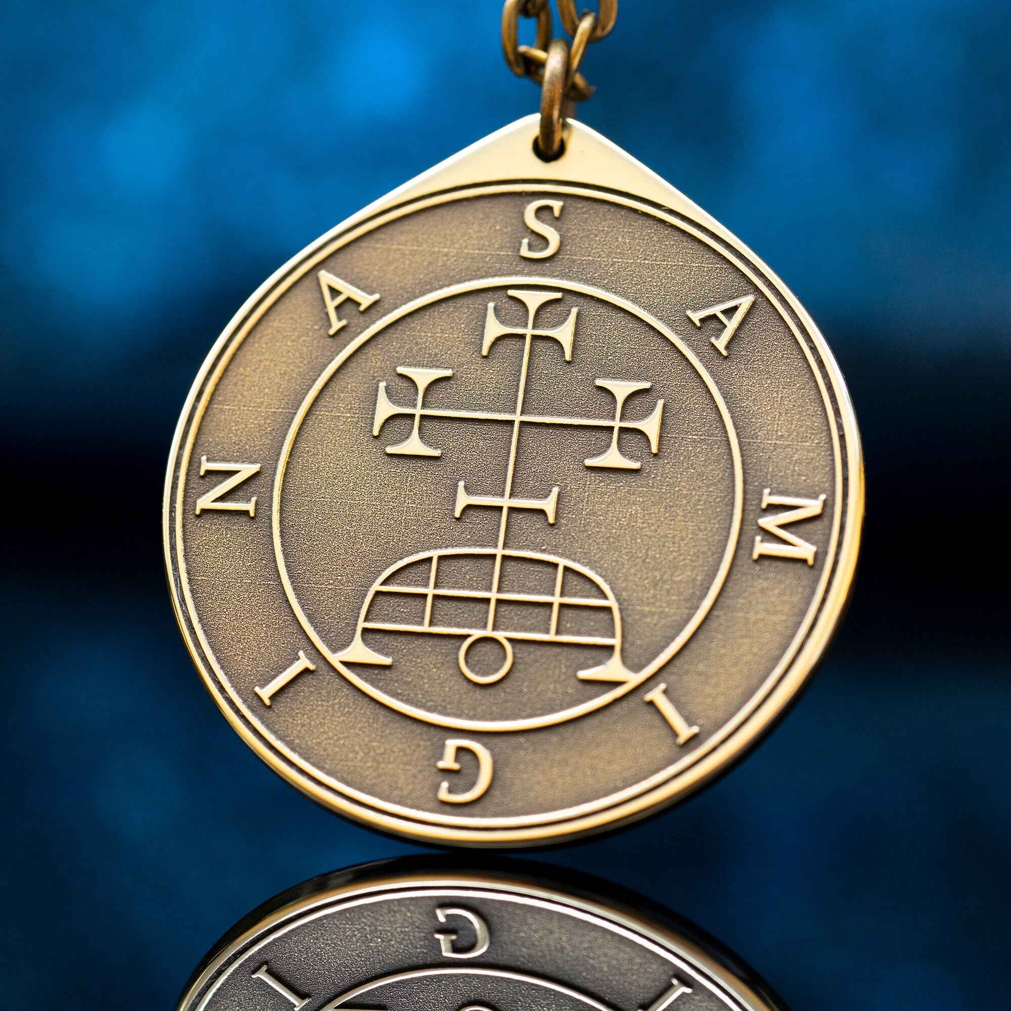 Samigina Seal Pendant: Lesser Key of Solomon Amulet