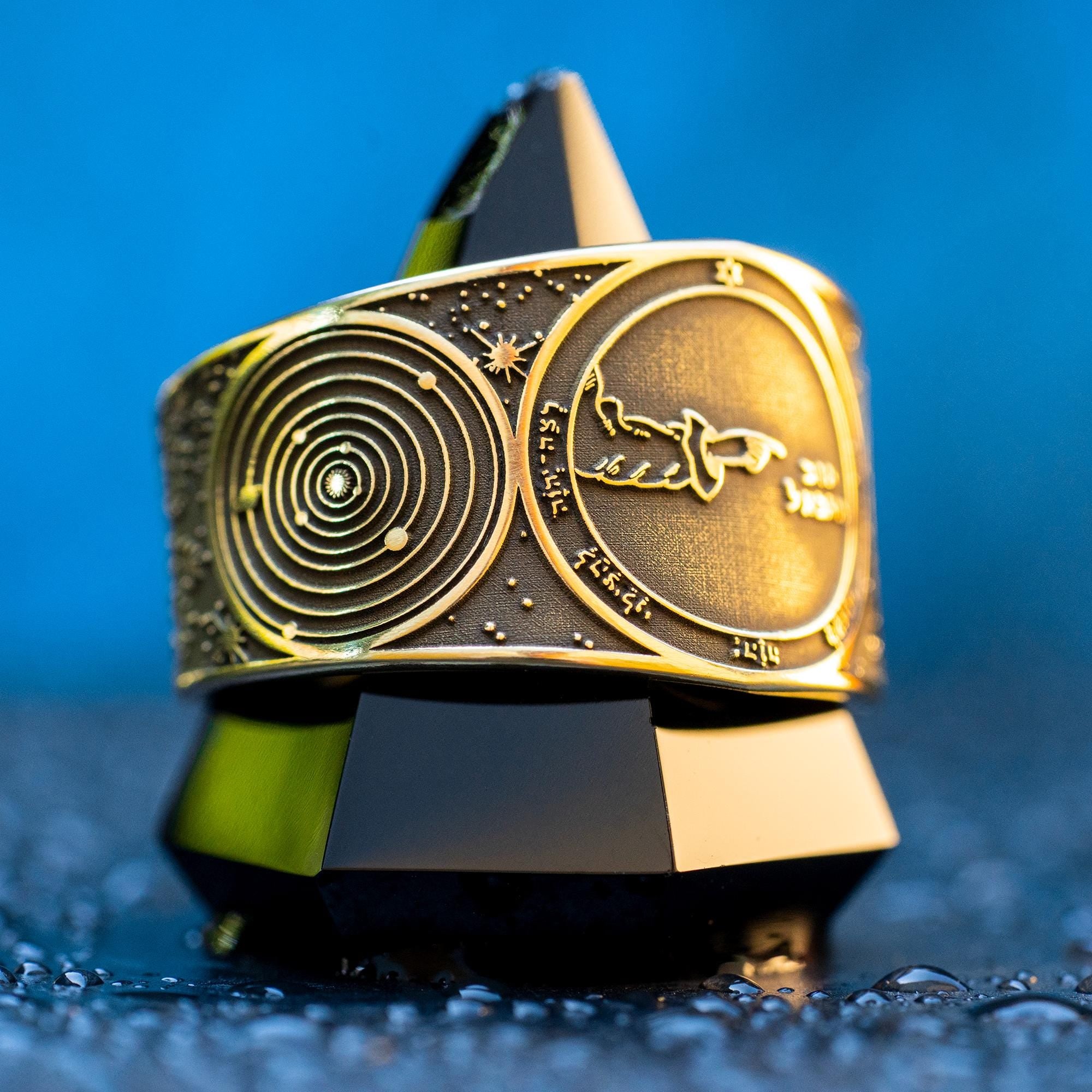 Goetia Third Pentacle of the Moon Ring: Kabbalah Amulet Talisman