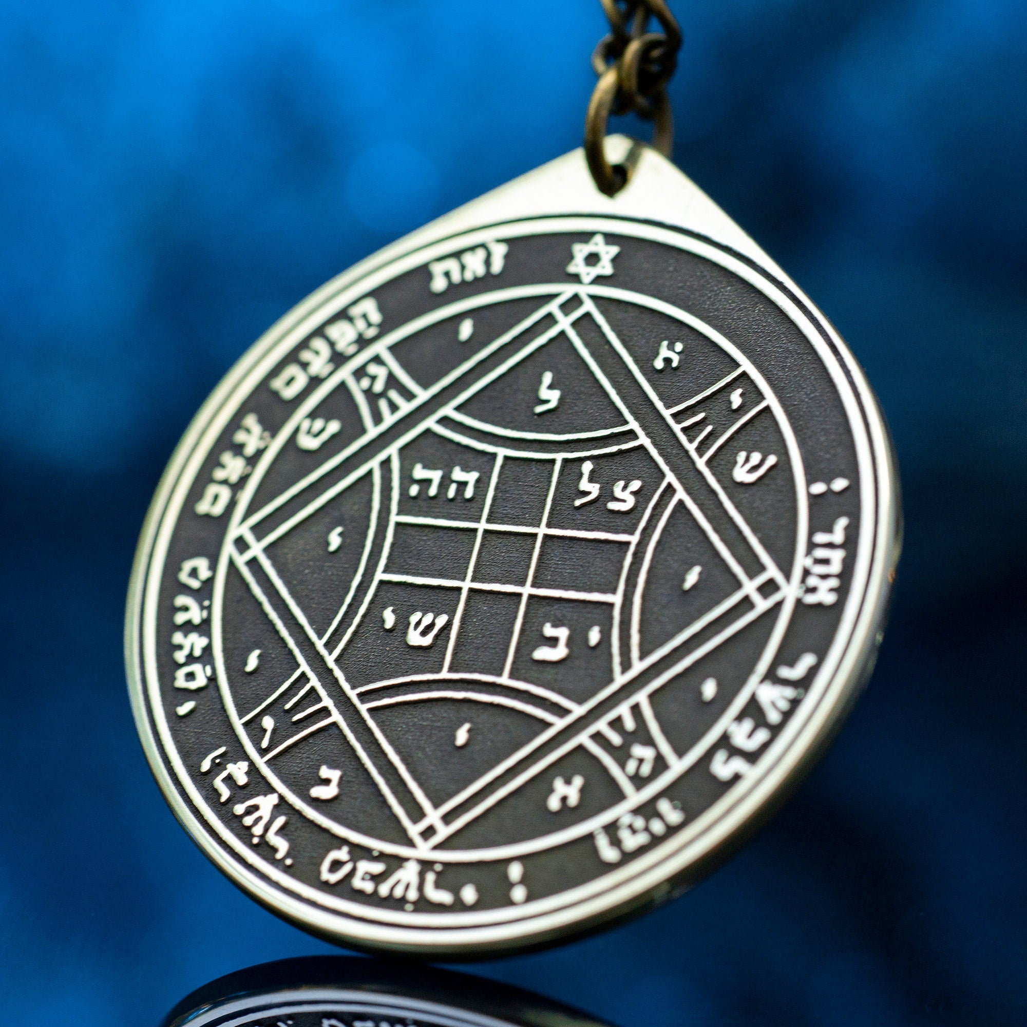 The Fourth Pentacle of Venus pendant Solomon kabbalah amulet talisman seal goetia occult magic lemegeton