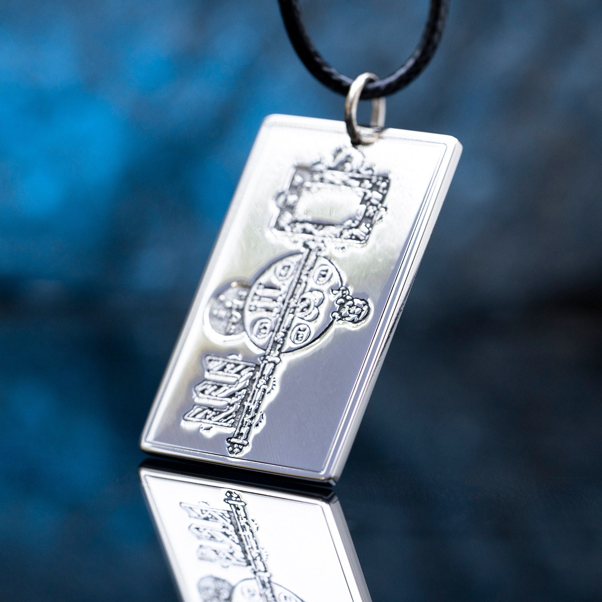 Master Key Seal Pendant: Goetia Kabbalah Amulet, Good Fortune Magic talisman