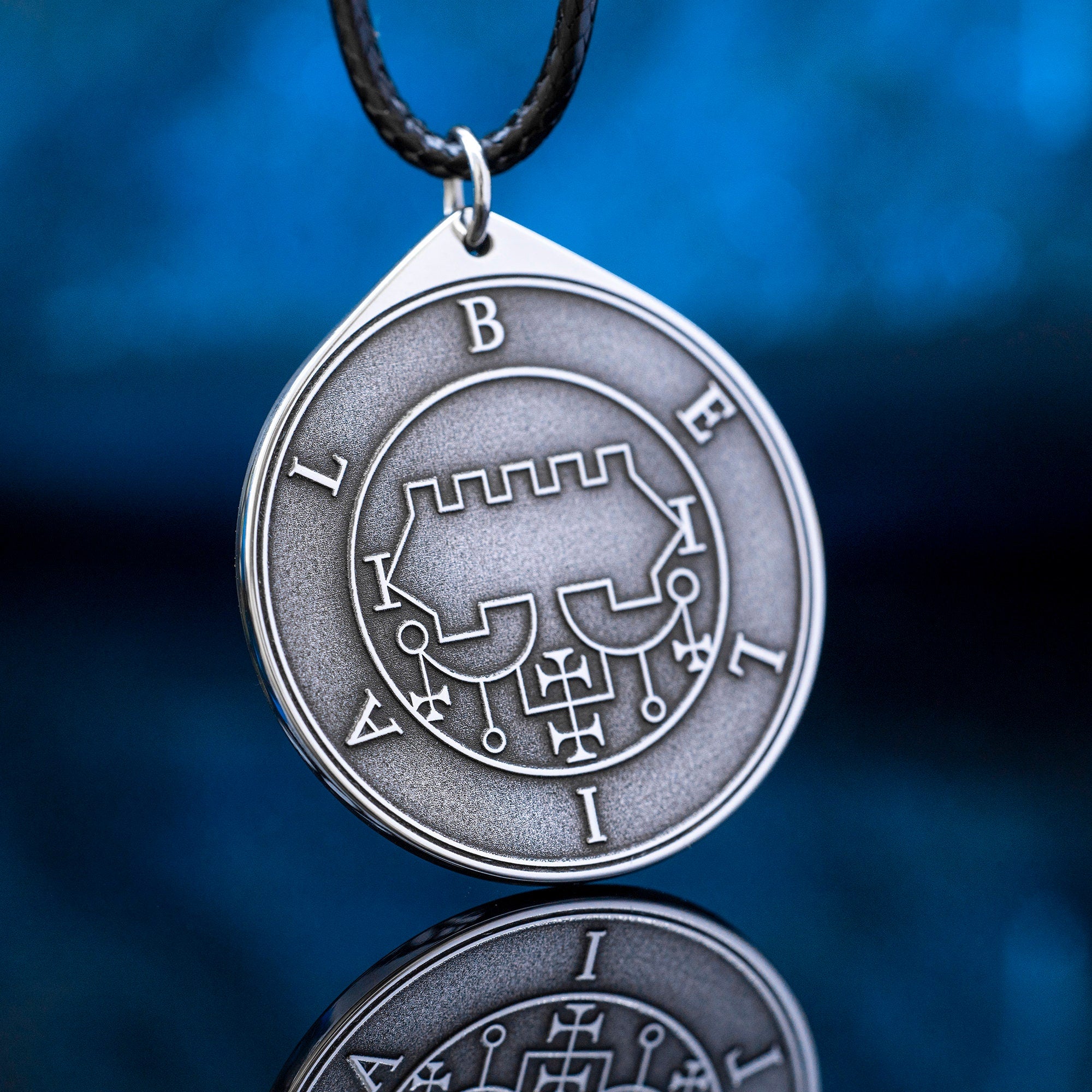 King Belial Pendant: Lesser Key of Solomon Seal, Occult Talisman