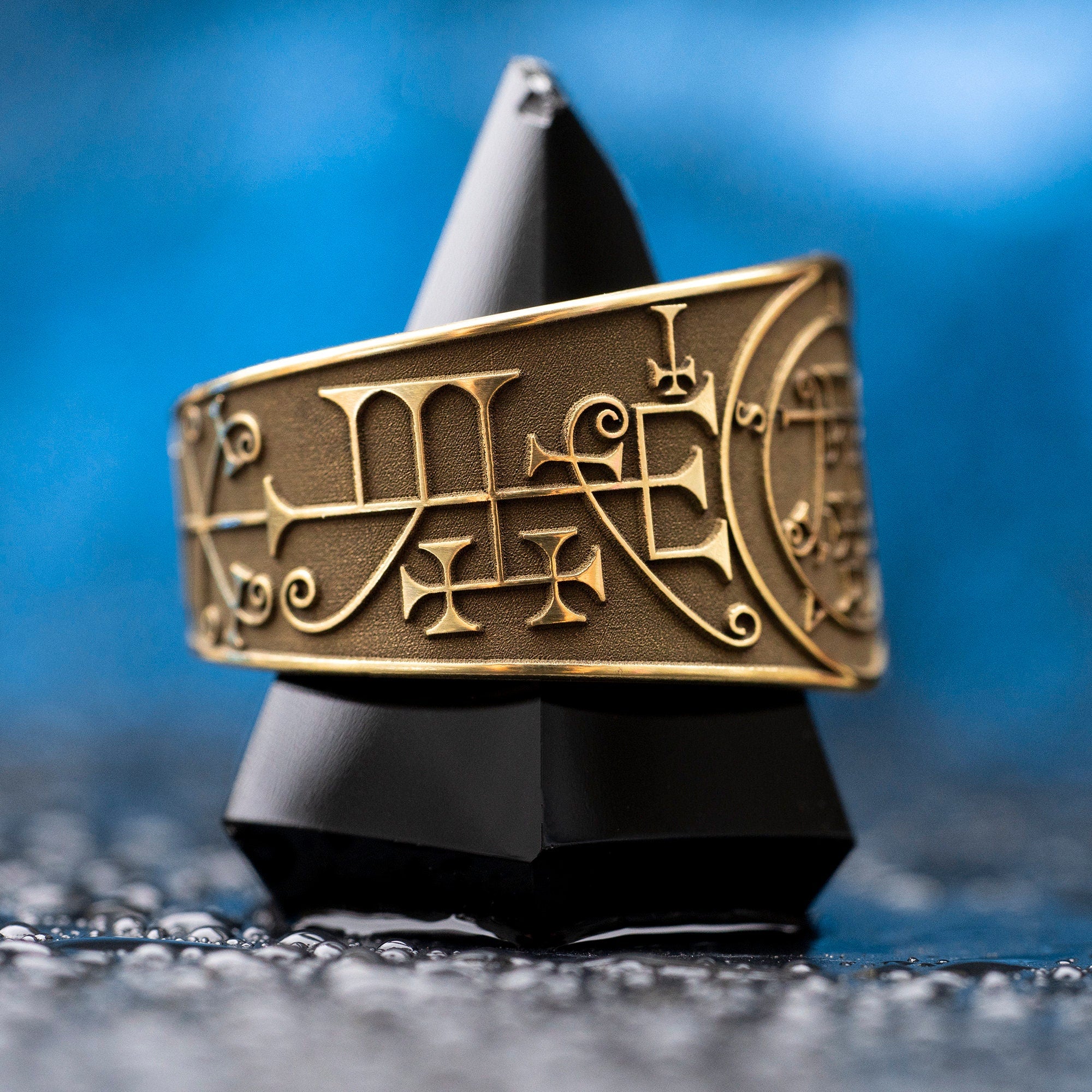 Foras Seal Ring: Demon of Logic and Knowledge,Goetia Solomon Kabbalah Occult Magic