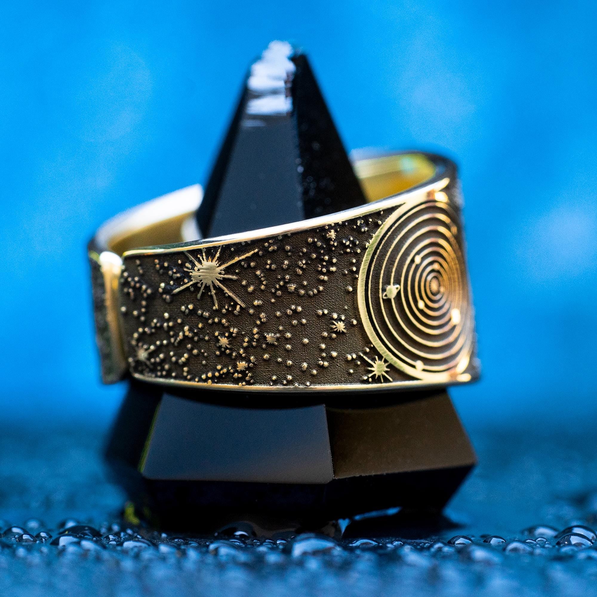 Goetia Fifth Pentacle of Mercury Ring: Kabbalah Amulet Talisman