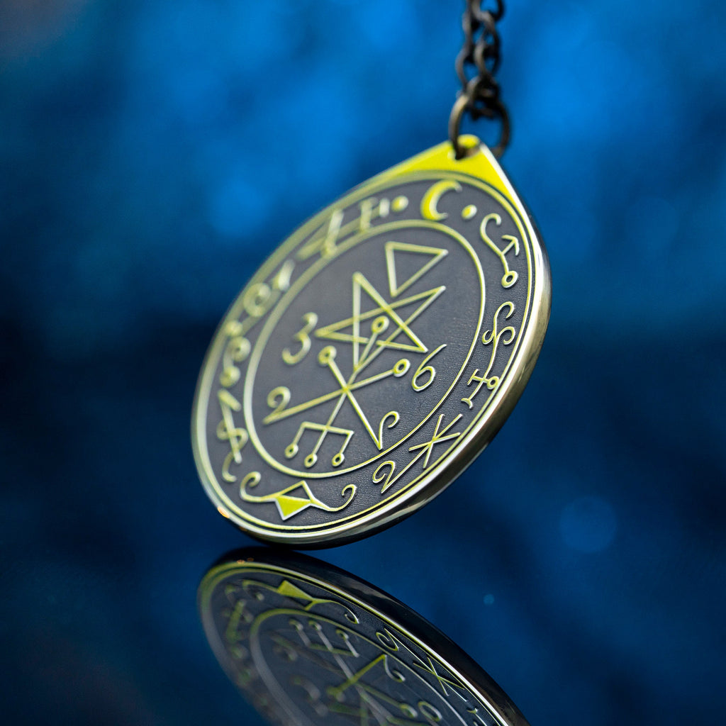Lilith Seal Pendant: Goddess Demoness Amulet, Kabbalah Talisman