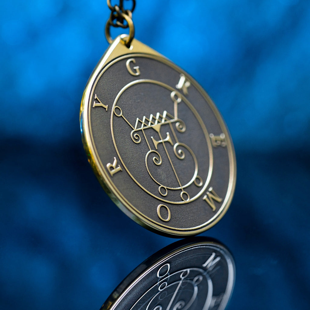 Duke Gremory Brass Pendant: Lesser Key of Solomon Amulet
