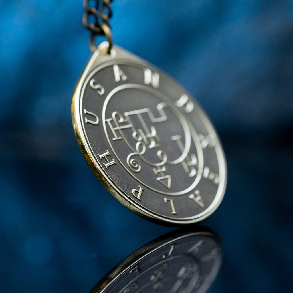 Andrealphus Seal Pendant: Lesser Key of Solomon Amulet