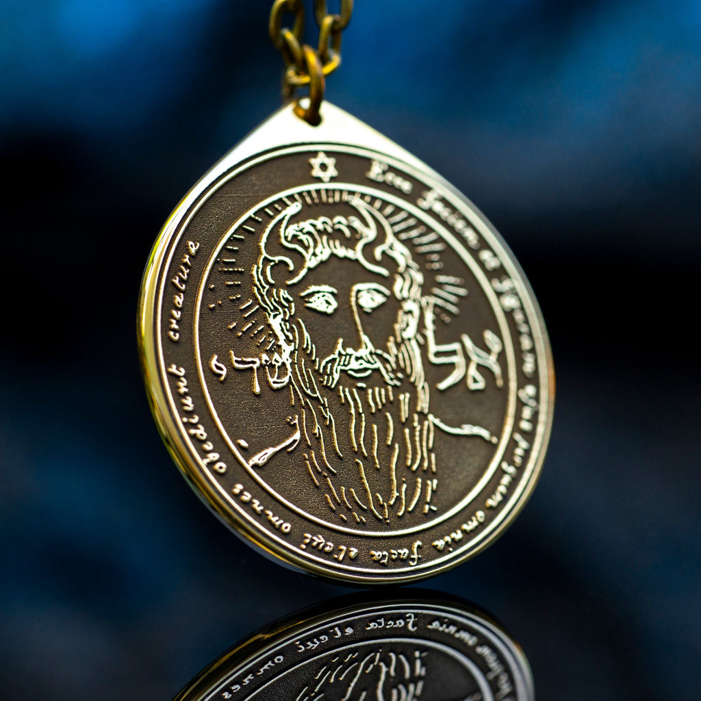 The First Pentacle of the Sun pendant Solomon kabbalah amulet talisman seal goetia occult magic lemegeton