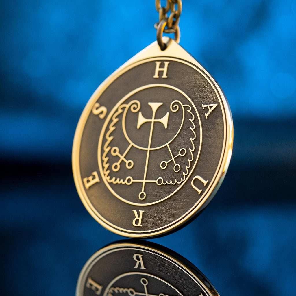 Haures Seal Pendant: Demon of True Answers, Solomon kabbalah occult magic goetia talisman