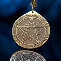 Second Pentacle of Venus pendant with Solomonic seal for grace, honor, and desire