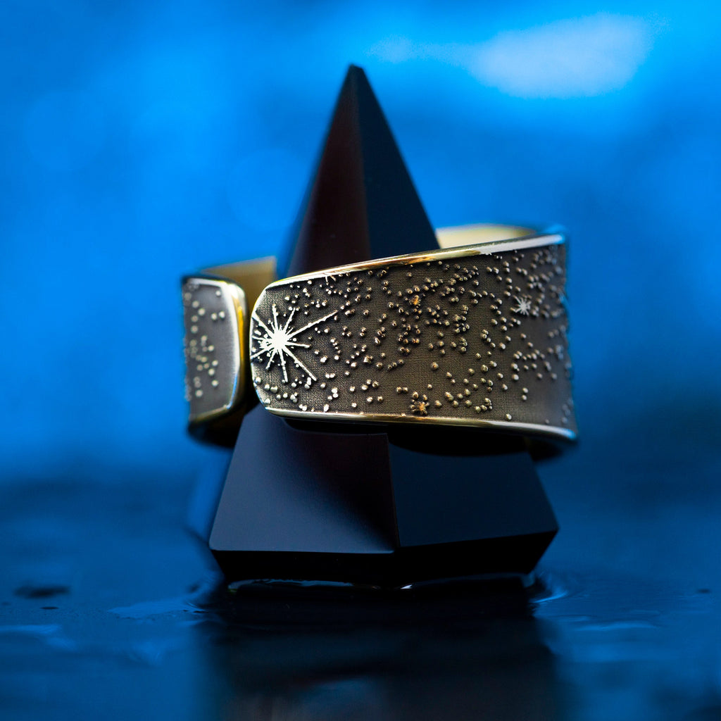 Archangel Uriel Brass Ring: Seal of Solomon Kabbalah Amulet