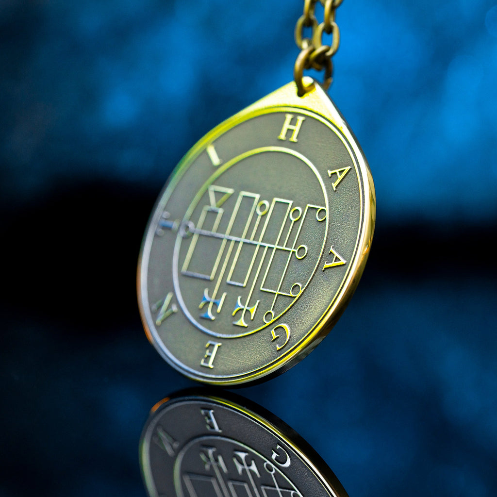 President Haagenti Brass Pendant: Lesser Key of Solomon Amulet