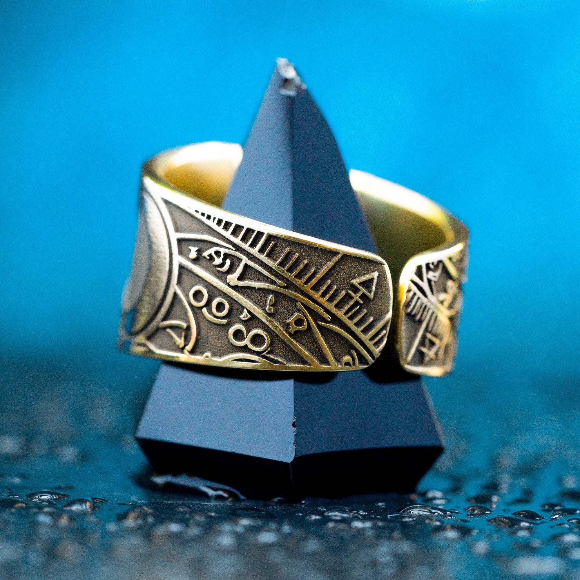 Secret Seal of Solomon Ring: Goetia Solomon Kabbalah Talisman