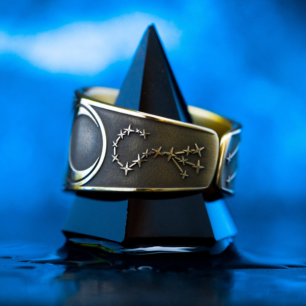 Lilith Seal Ring: Mother of Night Goddess, Kabbalah Talisman