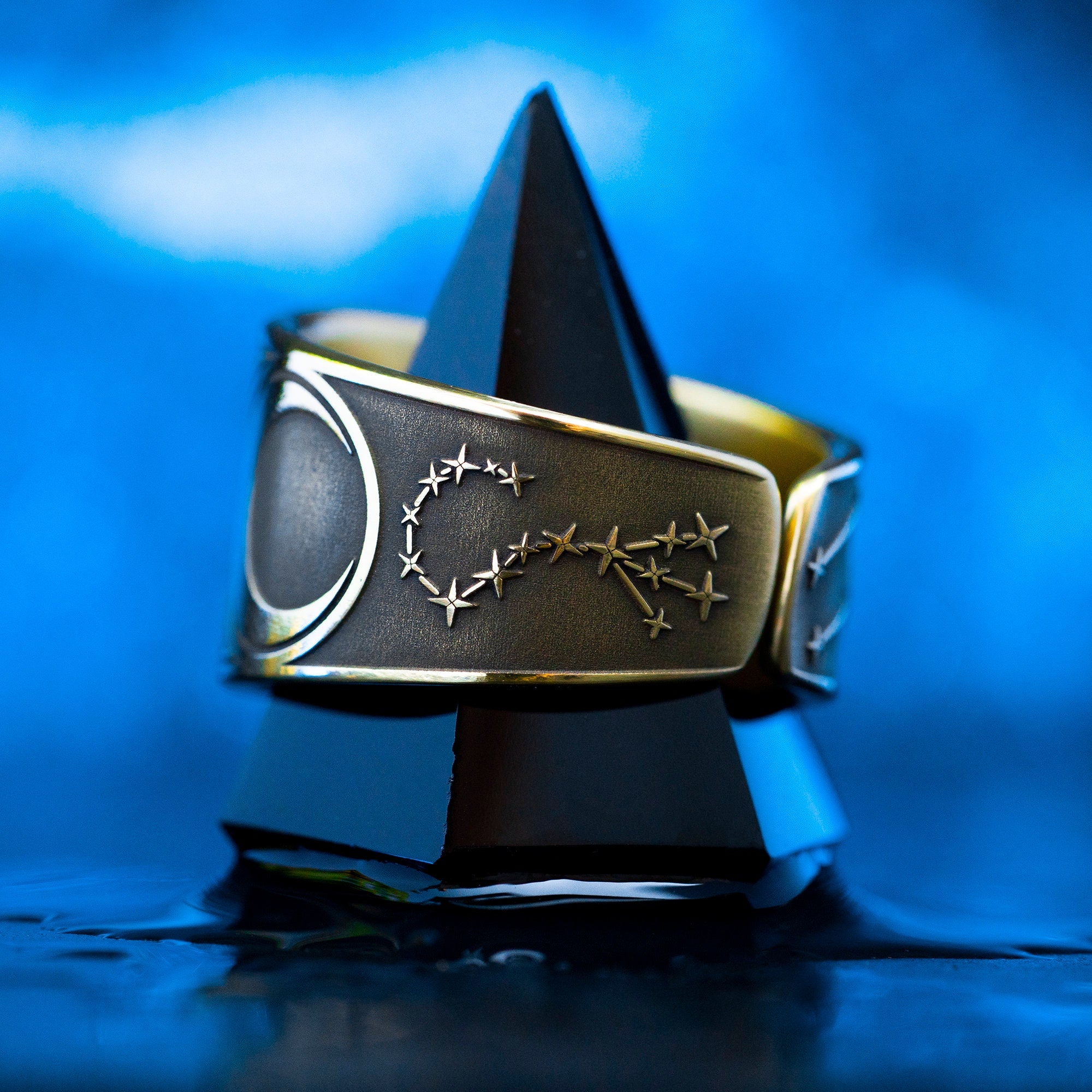 Lilith Seal Ring: Mother of Night Goddess, Kabbalah Talisman