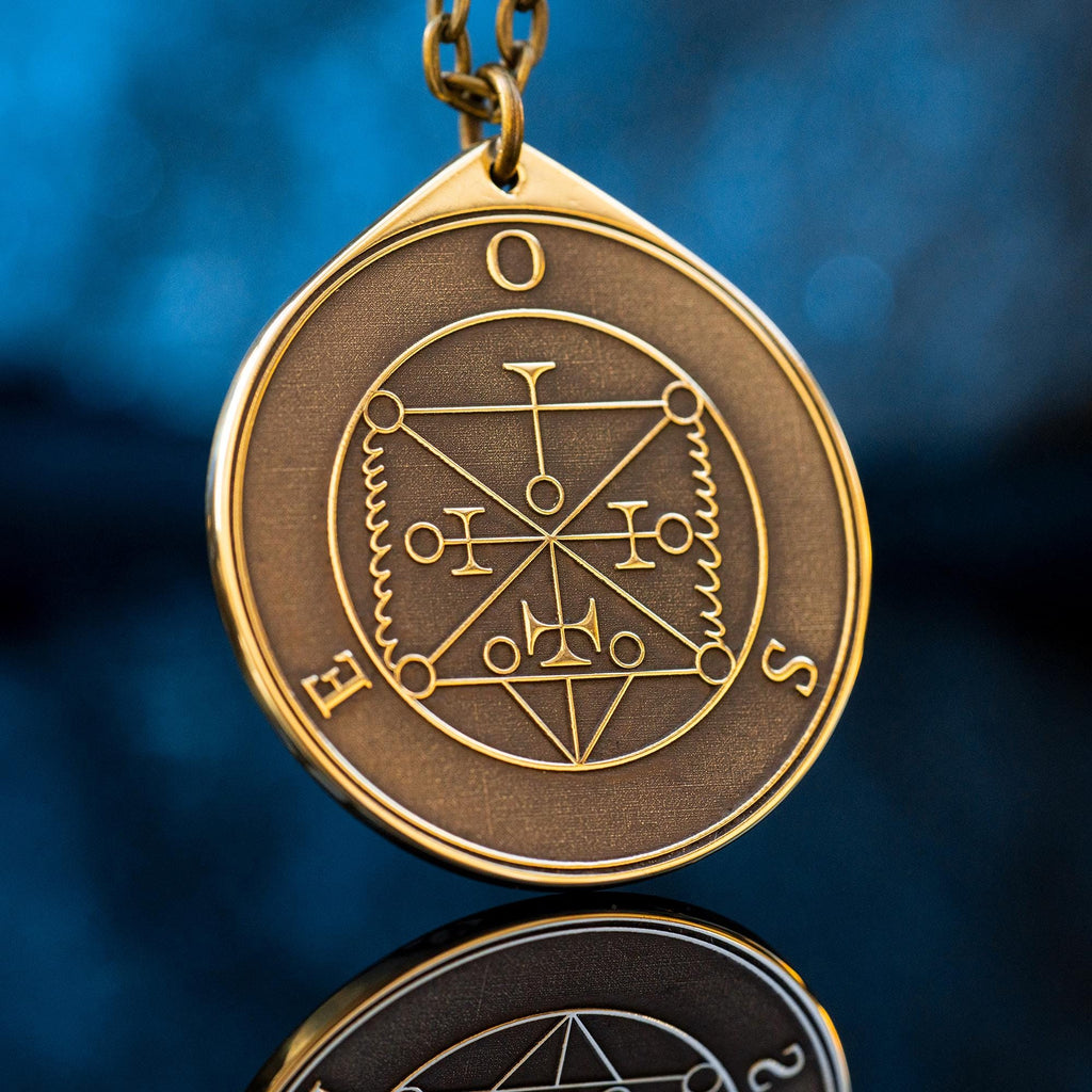 President Ose Demon of Divine and Secret Things - Lesser Key of Solomon Seal demon pendant amulet kabbalah occult magic goetia talisman