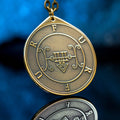Earl Furfur Demon of Lightnings and Thunders - Lesser Key of Solomon Seal demon pendant amulet kabbalah occult magic goetia talisman