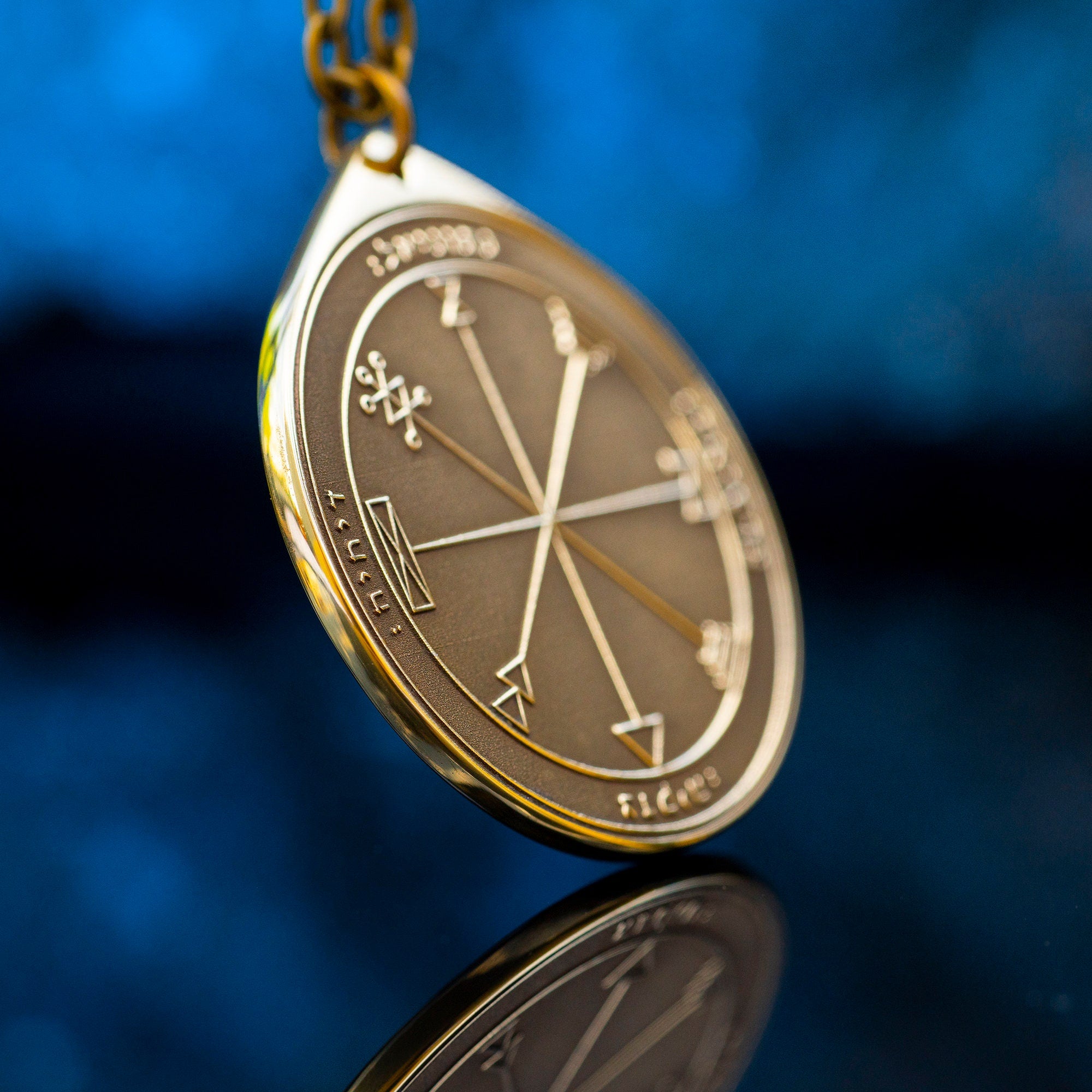 The First Pentacle of Jupiter pendant Solomon kabbalah amulet talisman seal goetia occult magic lemegeton