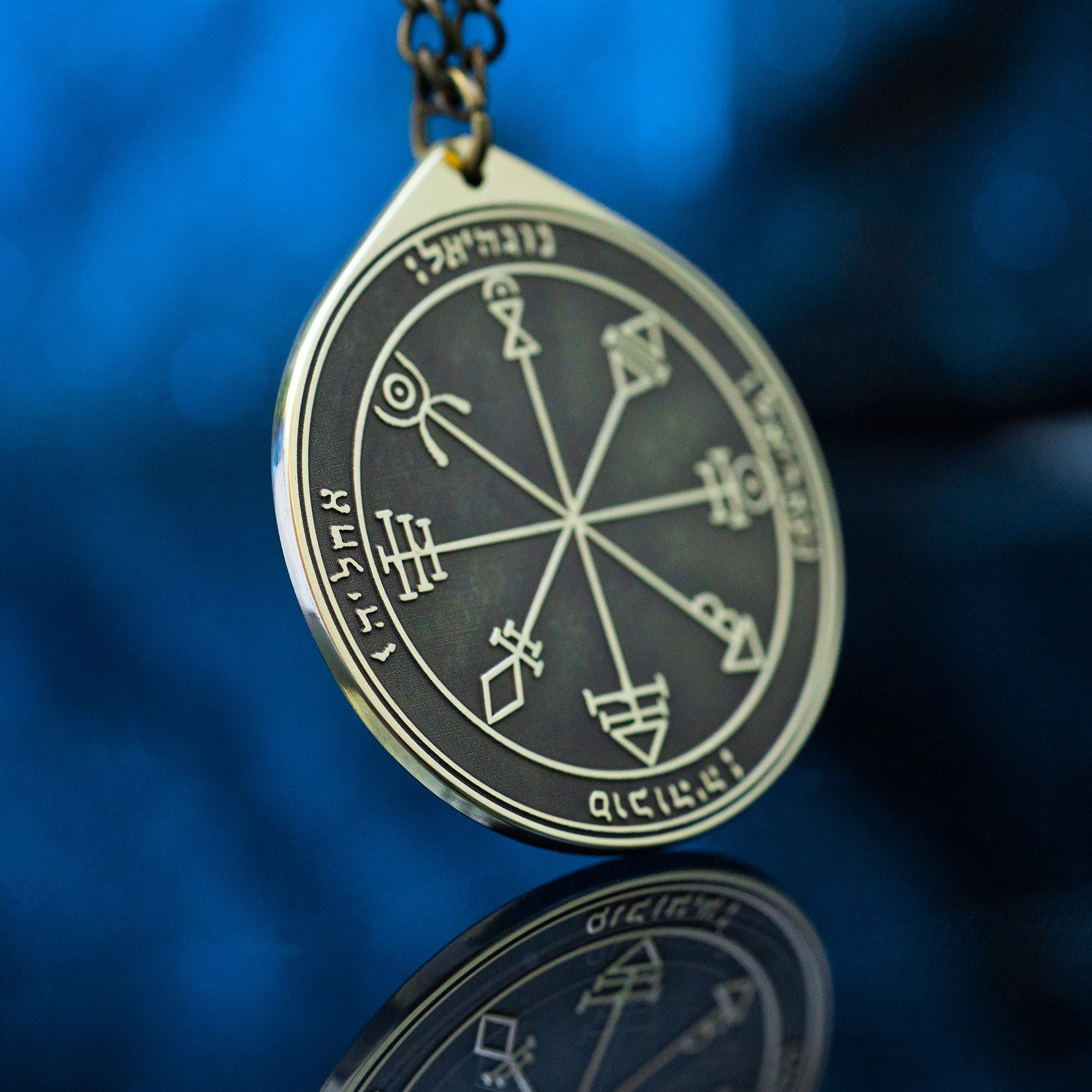 The First Pentacle of Venus pendant Solomon kabbalah amulet talisman seal goetia occult magic lemegeton