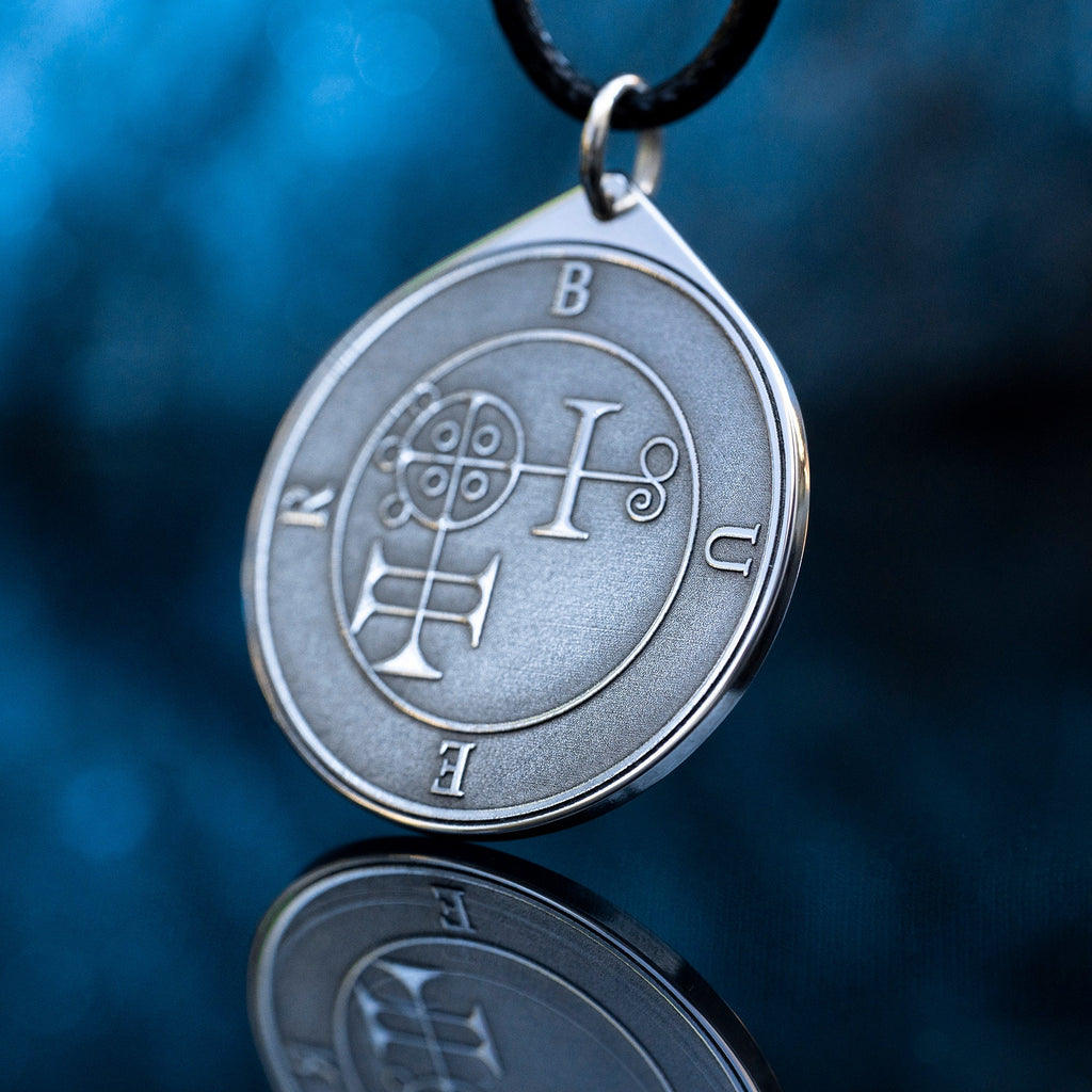 King Buer Seal Pendant: Demon of Healing, Solomon Kabbalah Occult Talisman