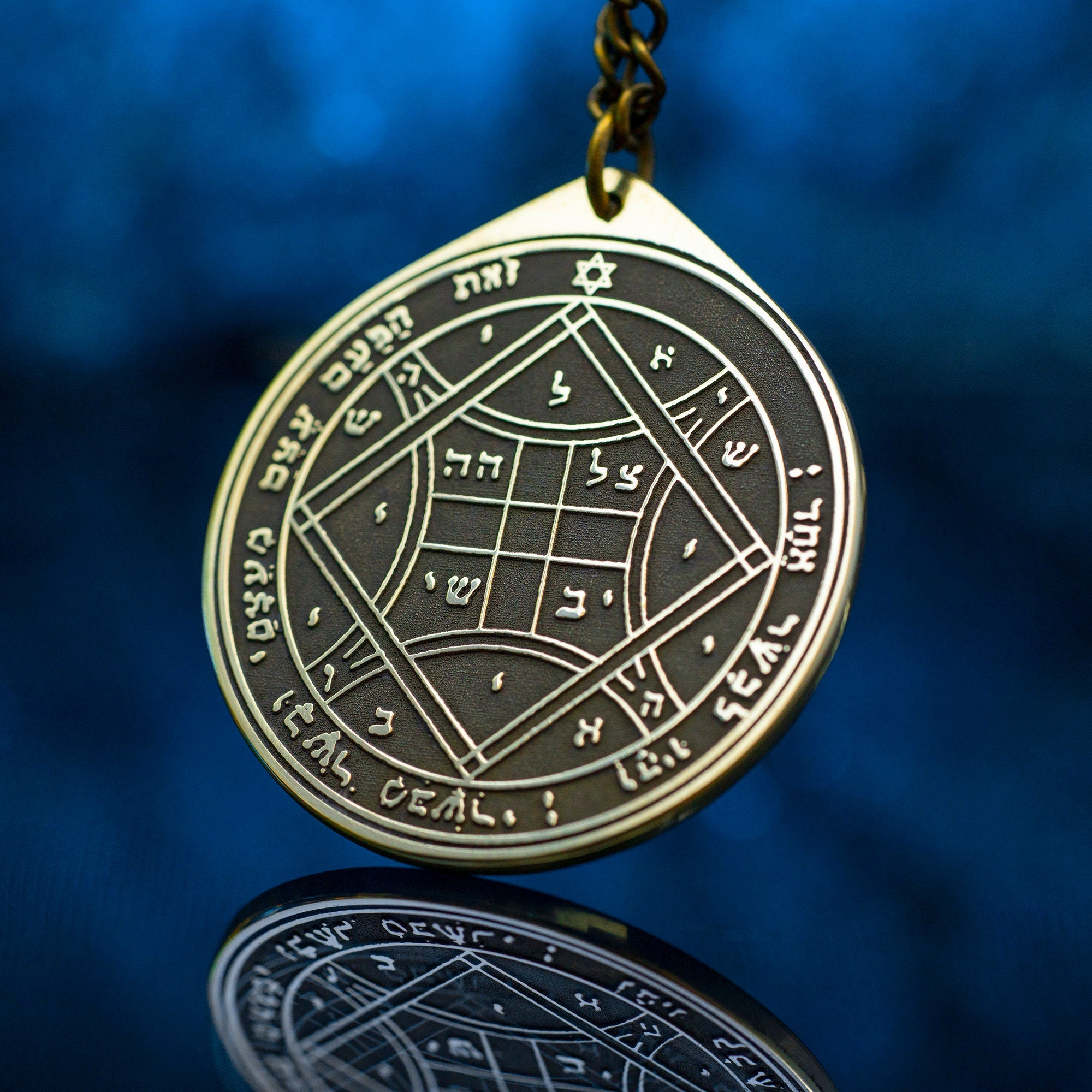 The Fourth Pentacle of Venus pendant Solomon kabbalah amulet talisman seal goetia occult magic lemegeton